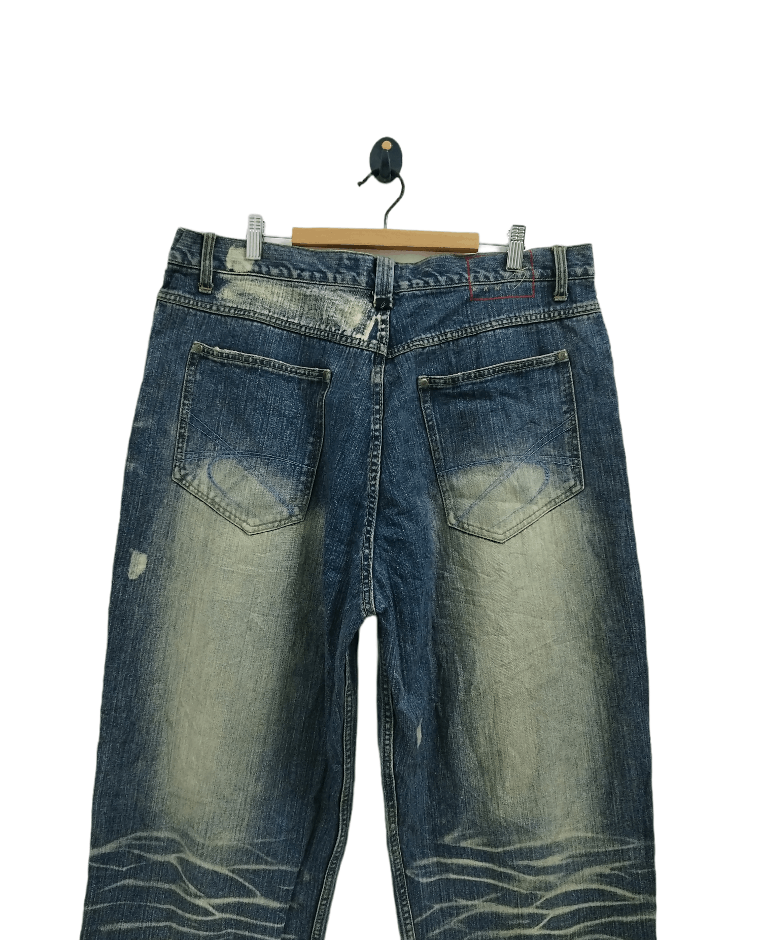 Karl Kani Vintage Karl Kani Distressed Boro Denim Jeans Size US 38 / EU 54 - 9 Thumbnail