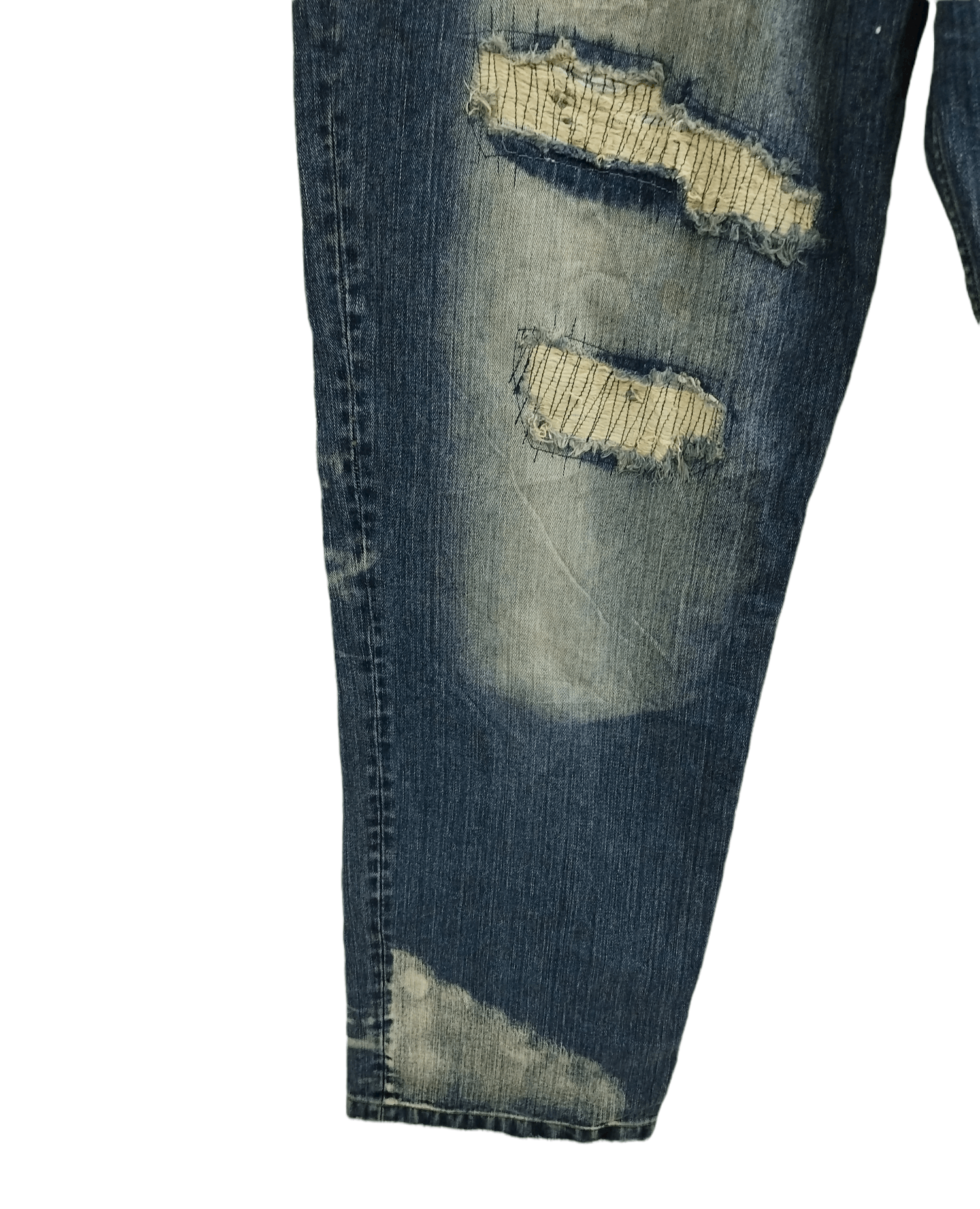 Karl Kani Vintage Karl Kani Distressed Boro Denim Jeans Size US 38 / EU 54 - 7 Thumbnail