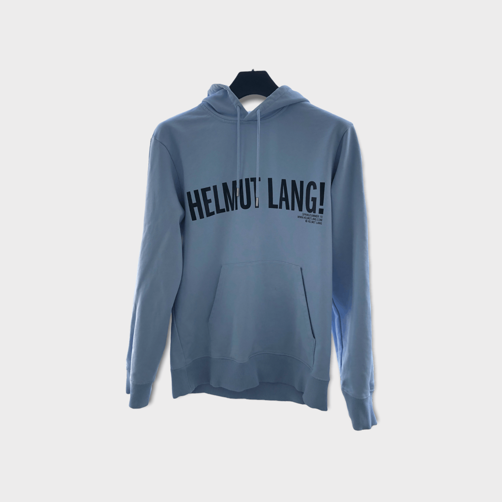 Helmut lang hoodie baby blue sale