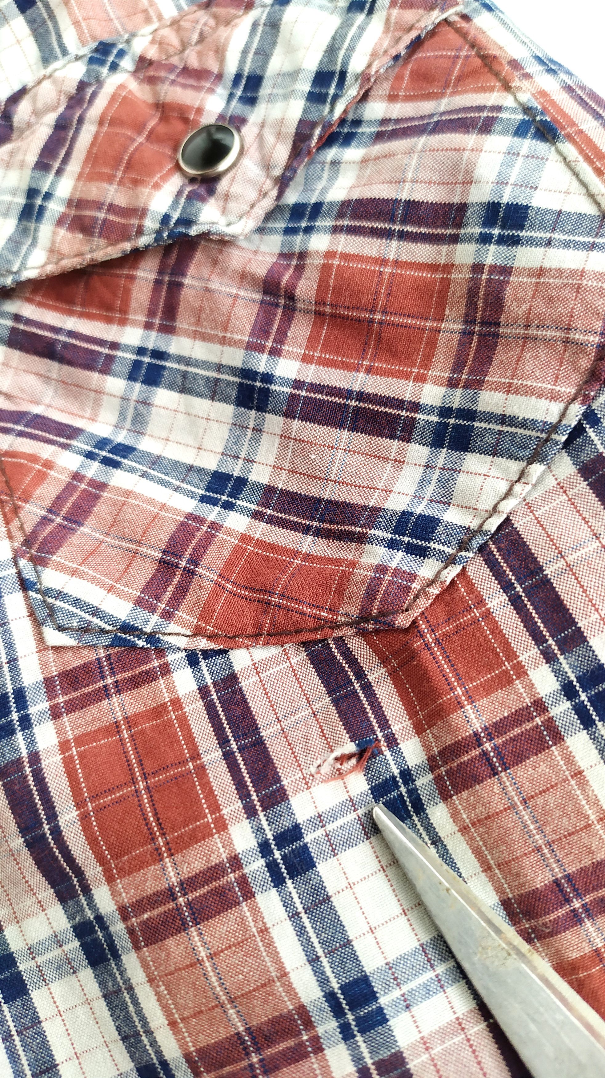 Hysteric Glamour Vintage HYSTERIC GLAMOUR wmen plaid shirt M Size M / US 6-8 / IT 42-44 - 4 Thumbnail