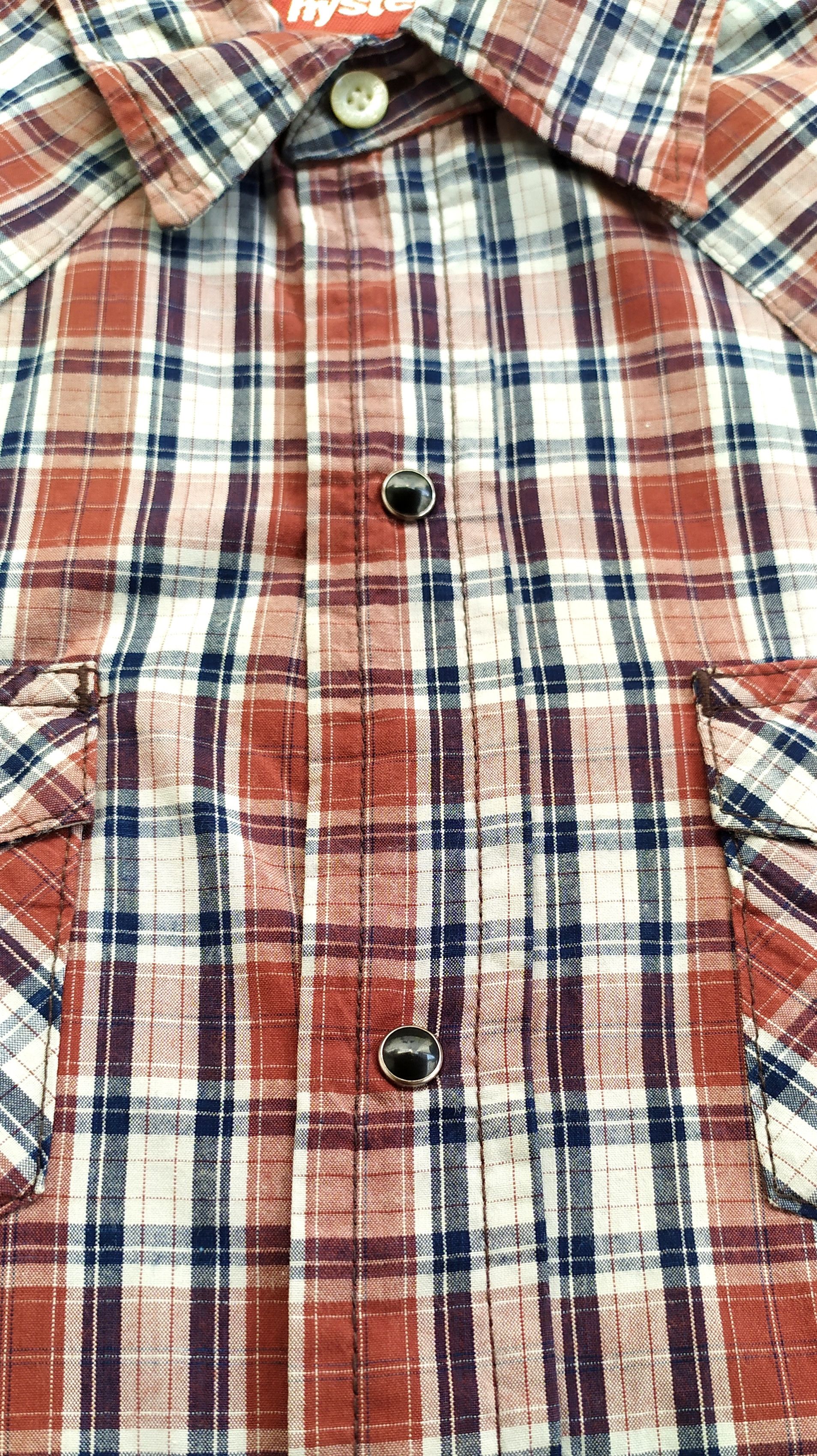 Hysteric Glamour Vintage HYSTERIC GLAMOUR wmen plaid shirt M Size M / US 6-8 / IT 42-44 - 9 Thumbnail