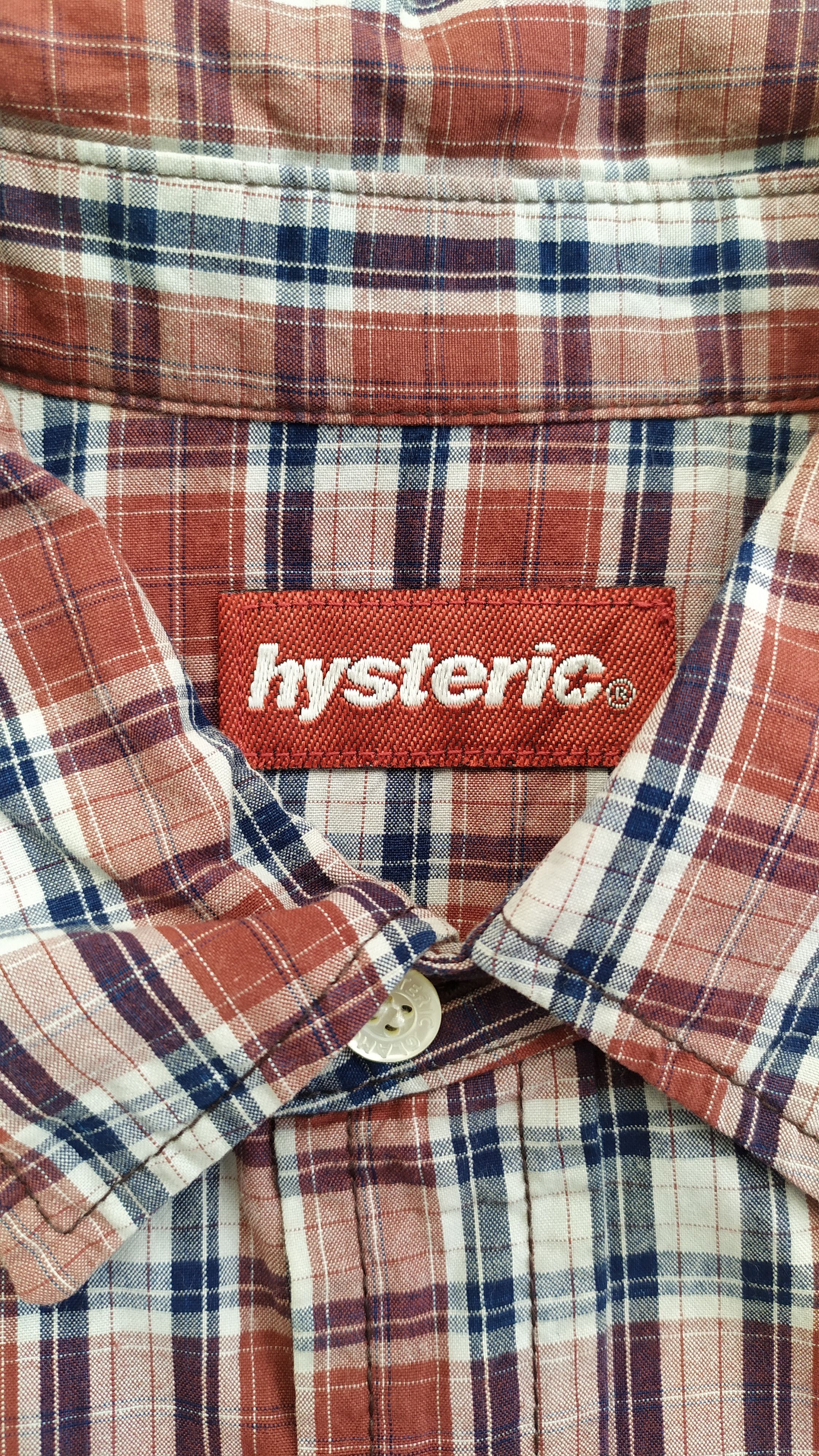 Hysteric Glamour Vintage HYSTERIC GLAMOUR wmen plaid shirt M Size M / US 6-8 / IT 42-44 - 11 Thumbnail