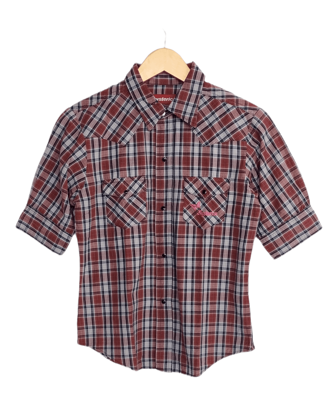 Hysteric Glamour Vintage HYSTERIC GLAMOUR wmen plaid shirt M Size M / US 6-8 / IT 42-44 - 1 Thumbnail