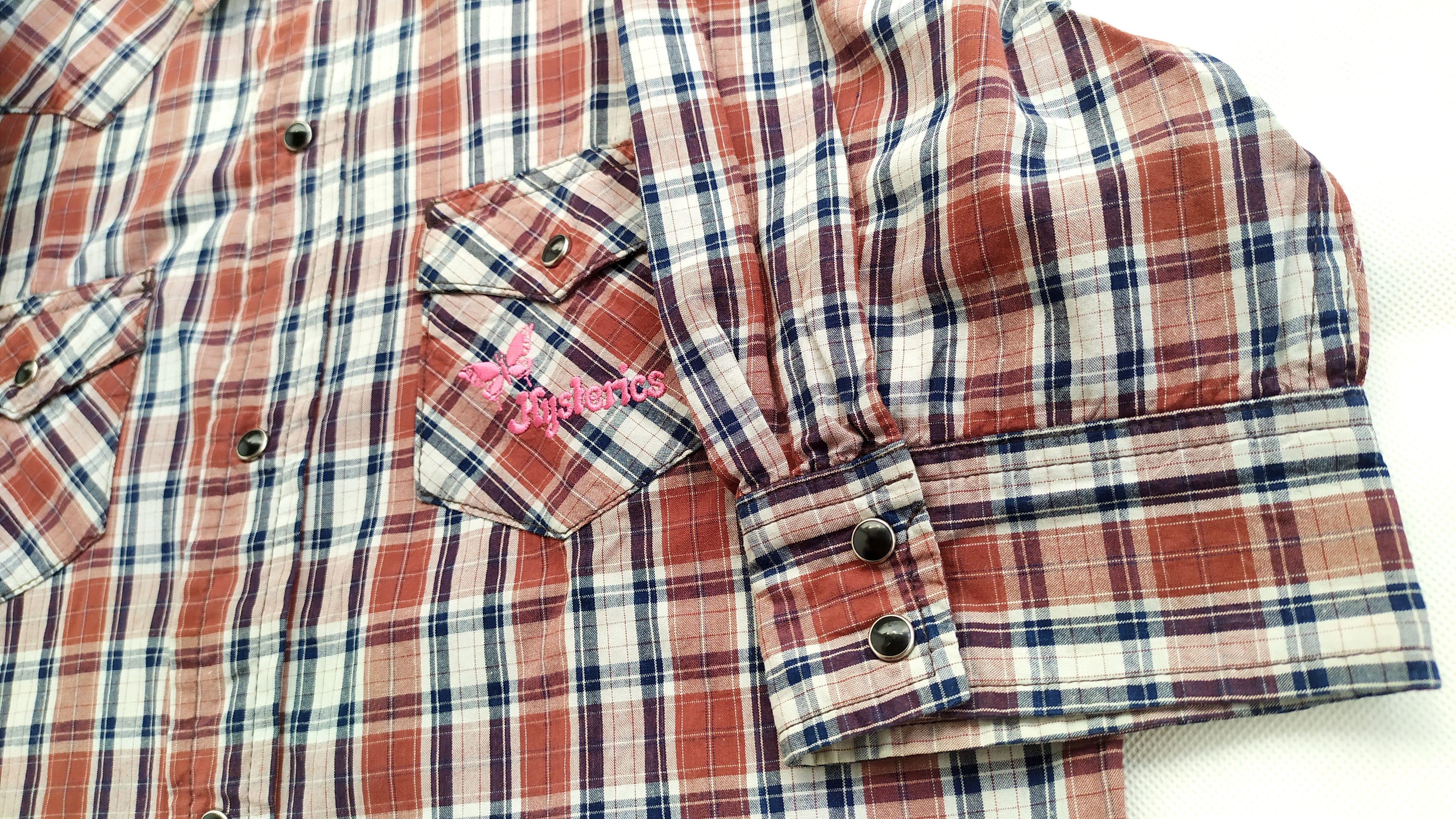 Hysteric Glamour Vintage HYSTERIC GLAMOUR wmen plaid shirt M Size M / US 6-8 / IT 42-44 - 7 Thumbnail