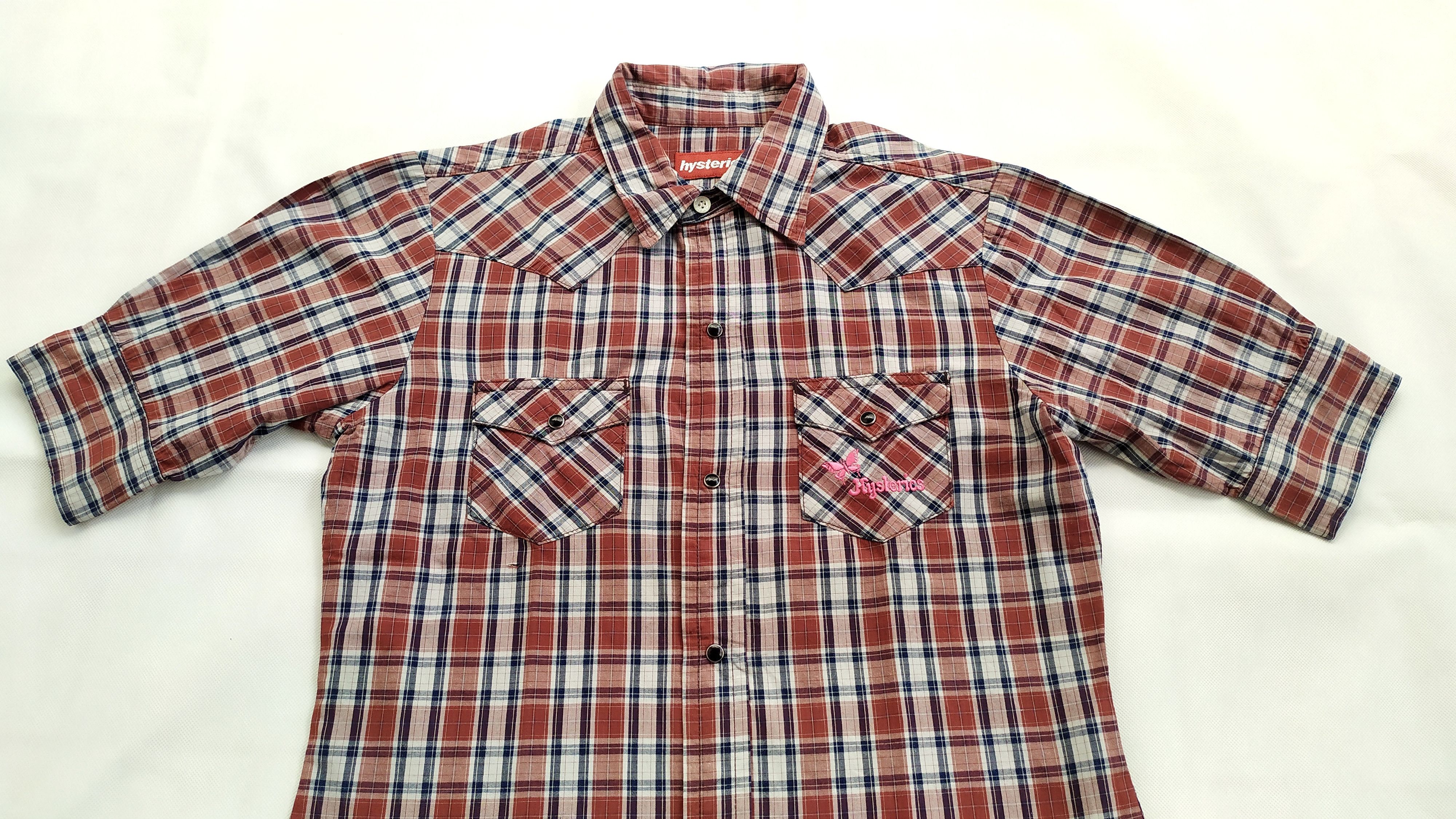 Hysteric Glamour Vintage HYSTERIC GLAMOUR wmen plaid shirt M Size M / US 6-8 / IT 42-44 - 8 Thumbnail