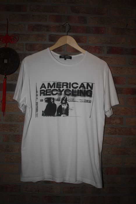 Raf Simons SS02 American Recycling TSHIRT | Grailed