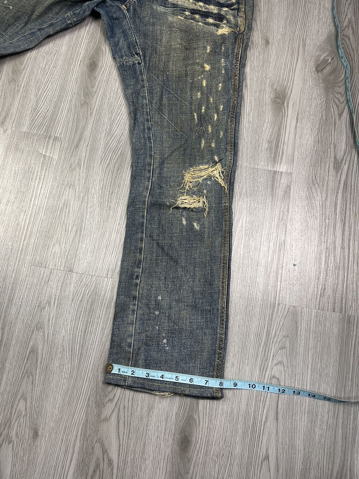 Japanese Brand BARTUCK Japan Workwear distressed denim Size US 32 / EU 48 - 14 Thumbnail