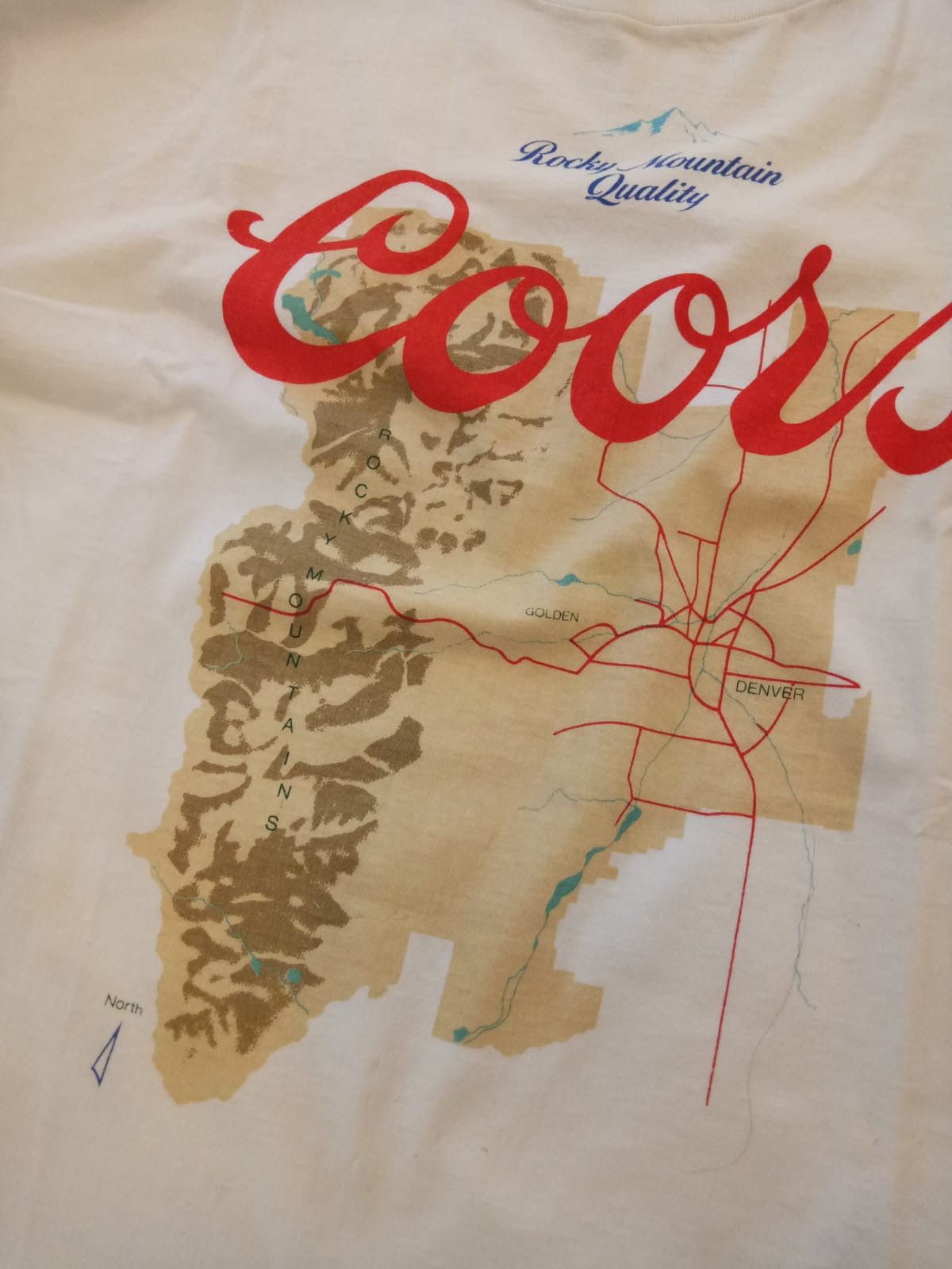 Vintage Vintage Coors Light T’shirt / Tees Rocky Mountain Size US M / EU 48-50 / 2 - 3 Thumbnail