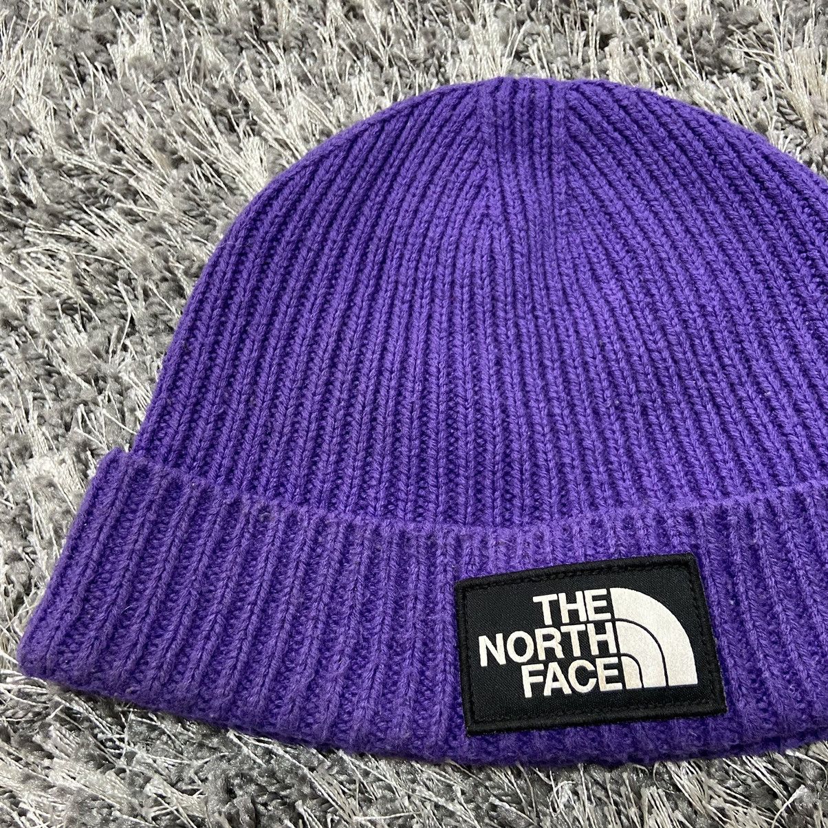 The North Face NORTH FACE Y2K GORPCORE PURPLE KNITTED BEANIE HAT - № 4143 Size ONE SIZE - 2 Thumbnail