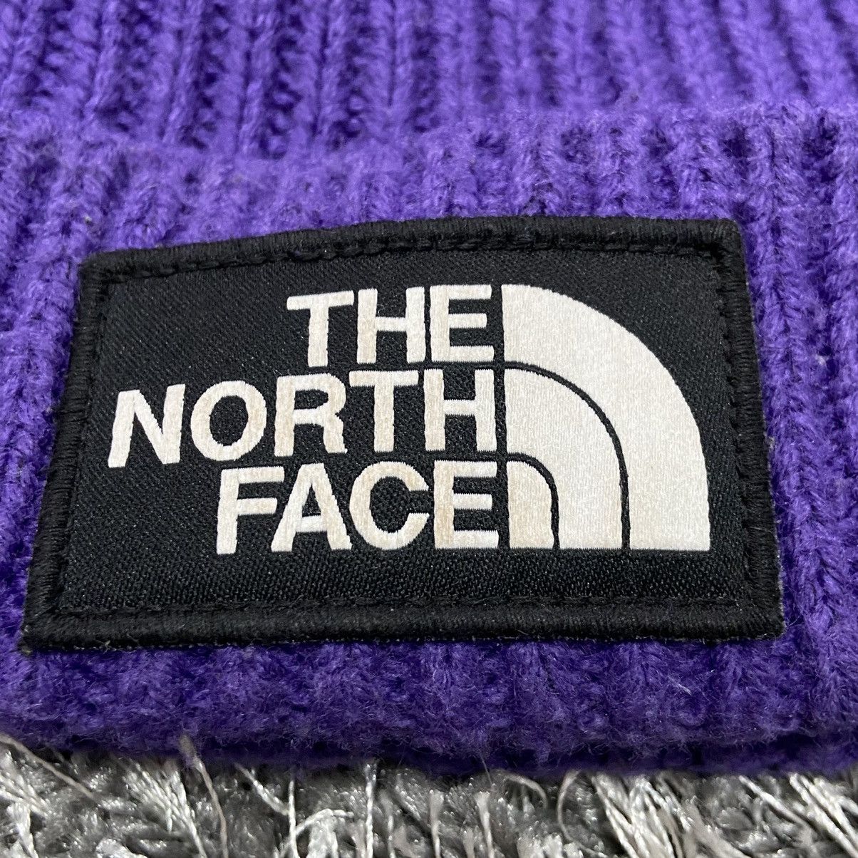 The North Face NORTH FACE Y2K GORPCORE PURPLE KNITTED BEANIE HAT - № 4143 Size ONE SIZE - 4 Thumbnail