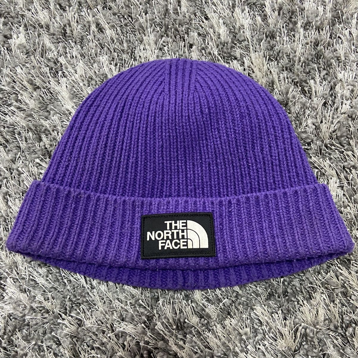 The North Face NORTH FACE Y2K GORPCORE PURPLE KNITTED BEANIE HAT - № 4143 Size ONE SIZE - 1 Thumbnail