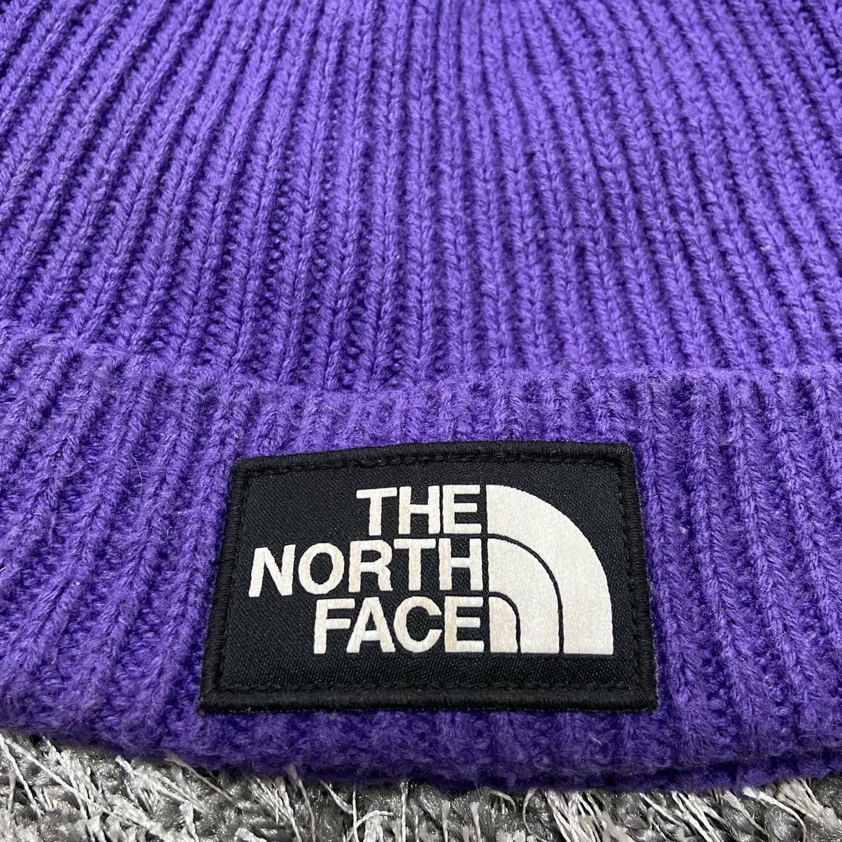 The North Face NORTH FACE Y2K GORPCORE PURPLE KNITTED BEANIE HAT - № 4143 Size ONE SIZE - 3 Thumbnail