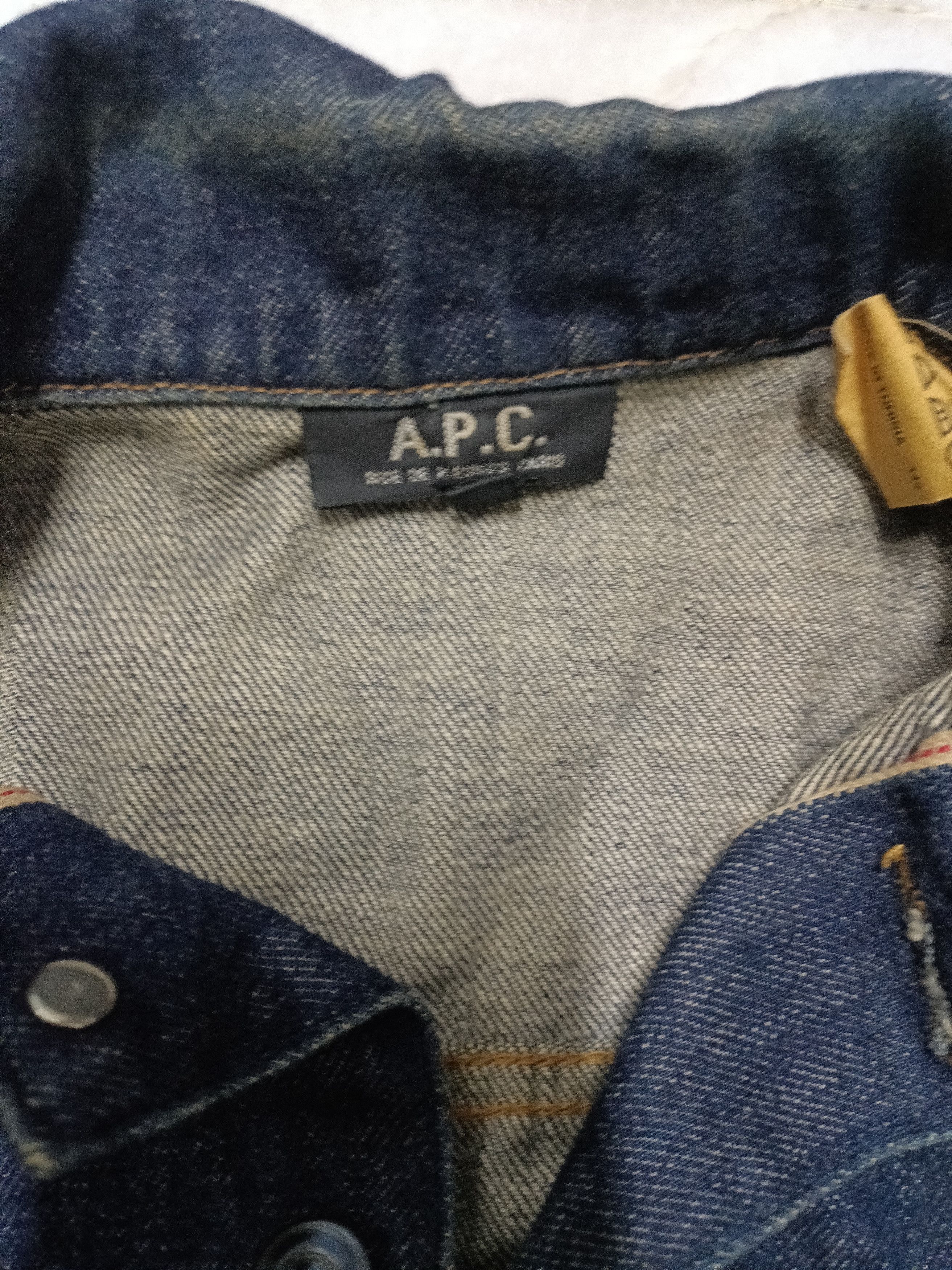 Designer Jacket jeans denim A.P.C. Size US S / EU 44-46 / 1 - 8 Thumbnail