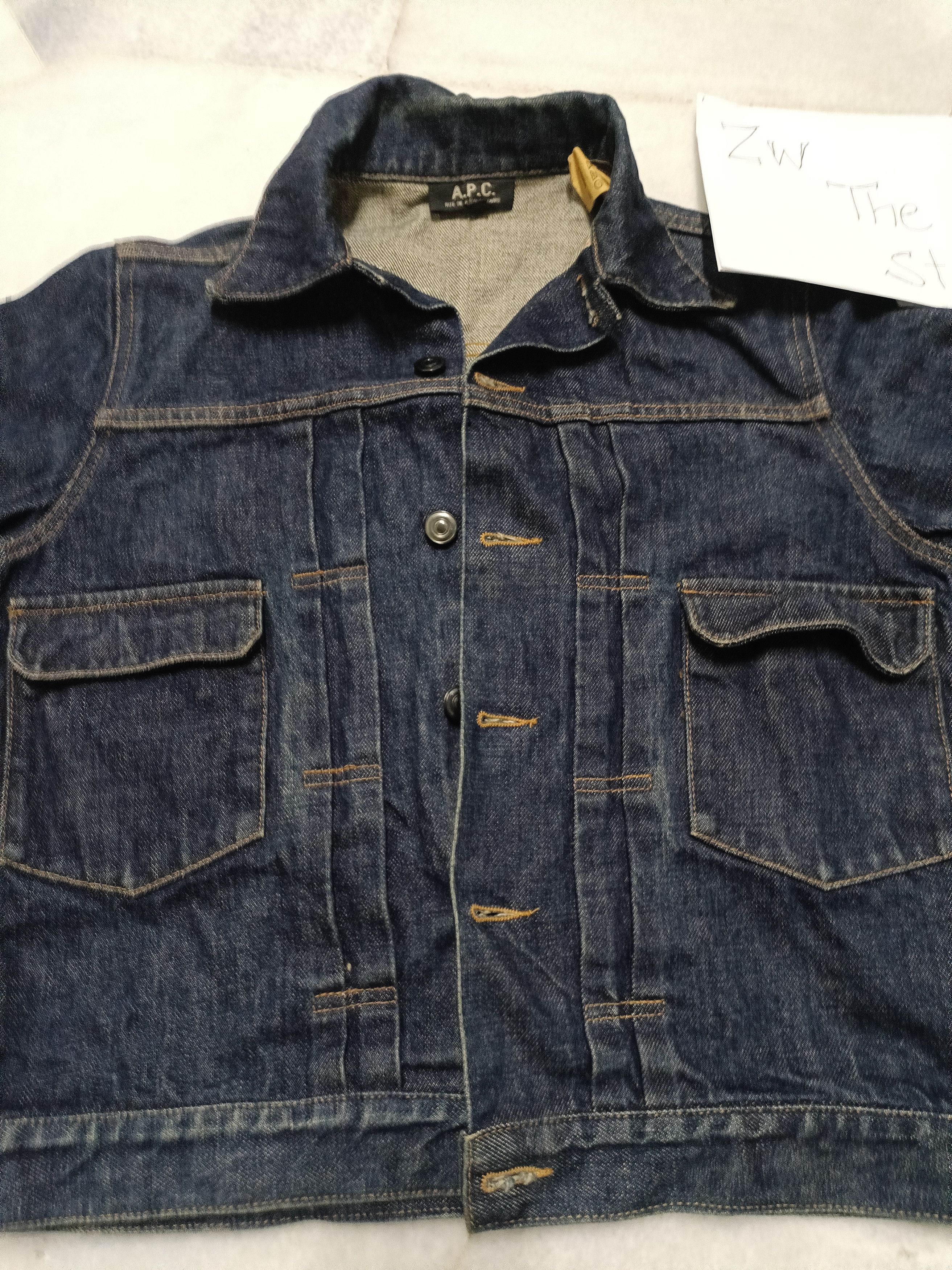 Designer Jacket jeans denim A.P.C. Size US S / EU 44-46 / 1 - 9 Thumbnail