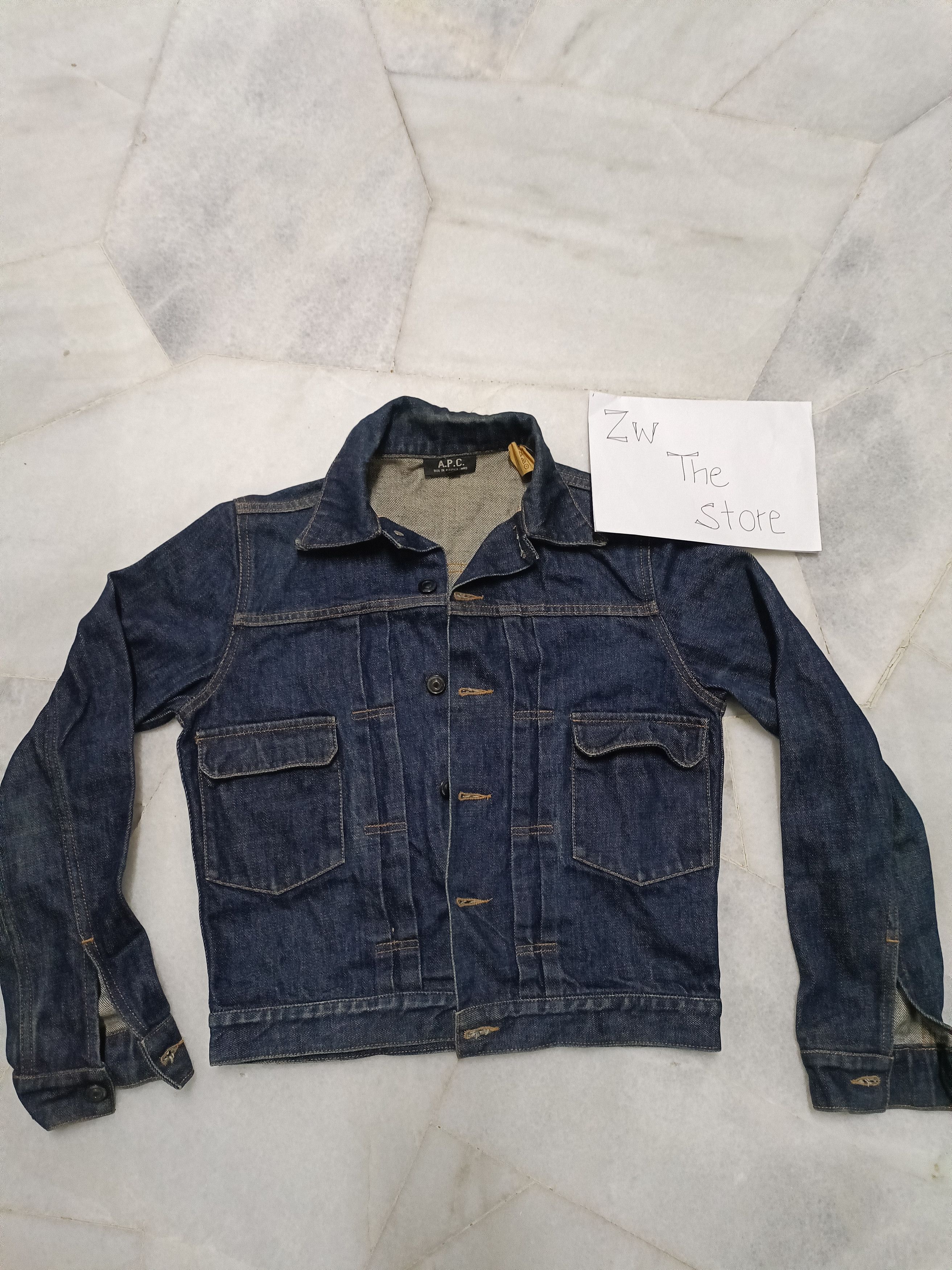 Designer Jacket jeans denim A.P.C. Size US S / EU 44-46 / 1 - 1 Thumbnail