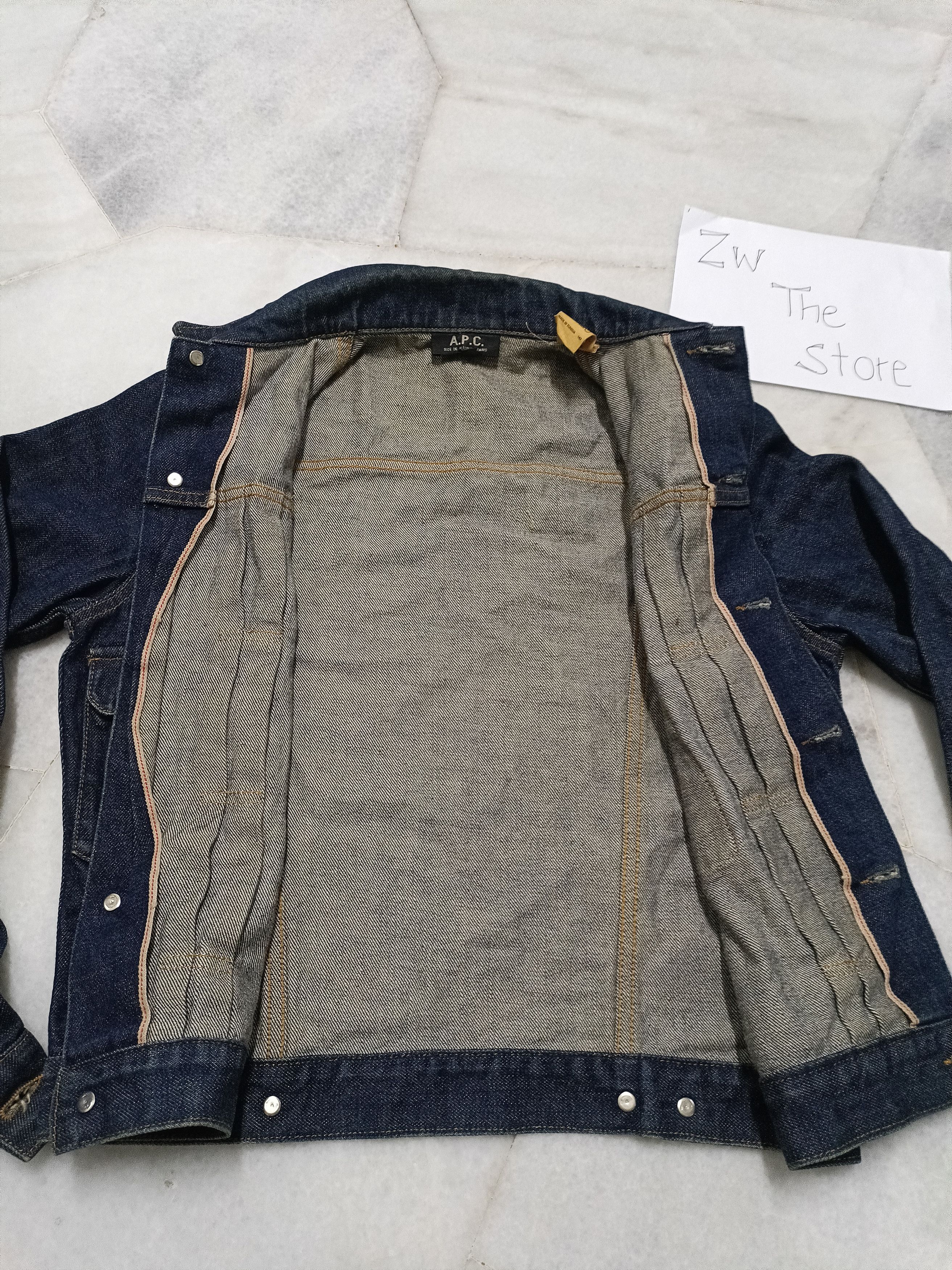 Designer Jacket jeans denim A.P.C. Size US S / EU 44-46 / 1 - 4 Thumbnail
