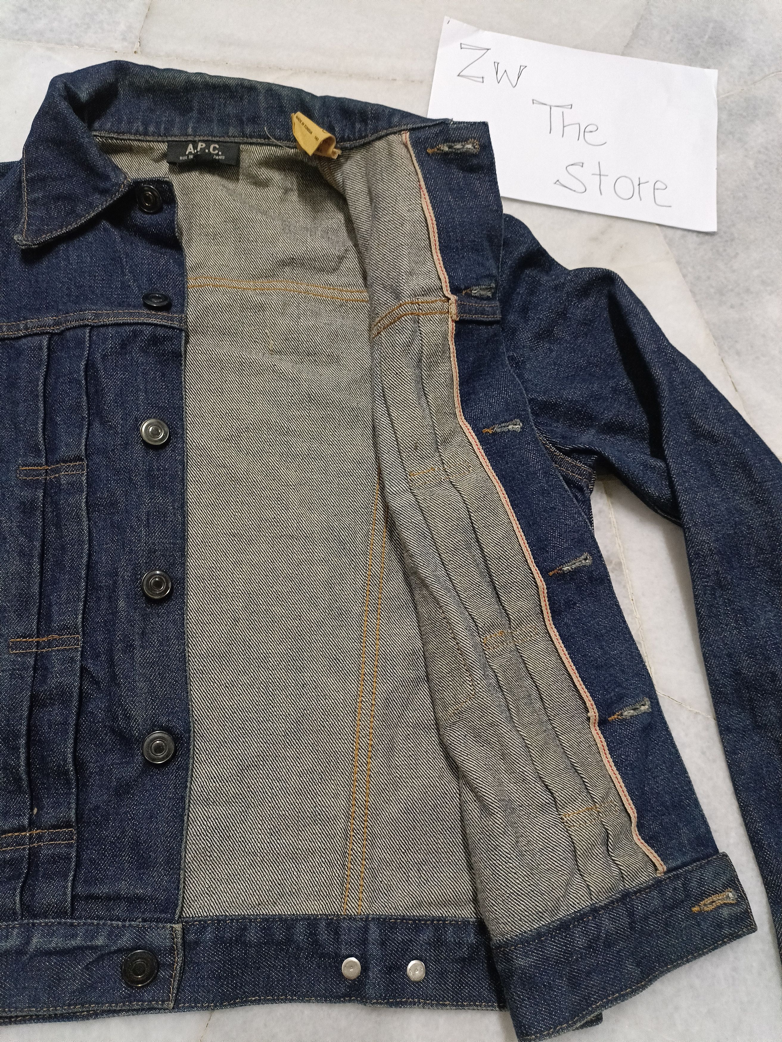 Designer Jacket jeans denim A.P.C. Size US S / EU 44-46 / 1 - 5 Thumbnail