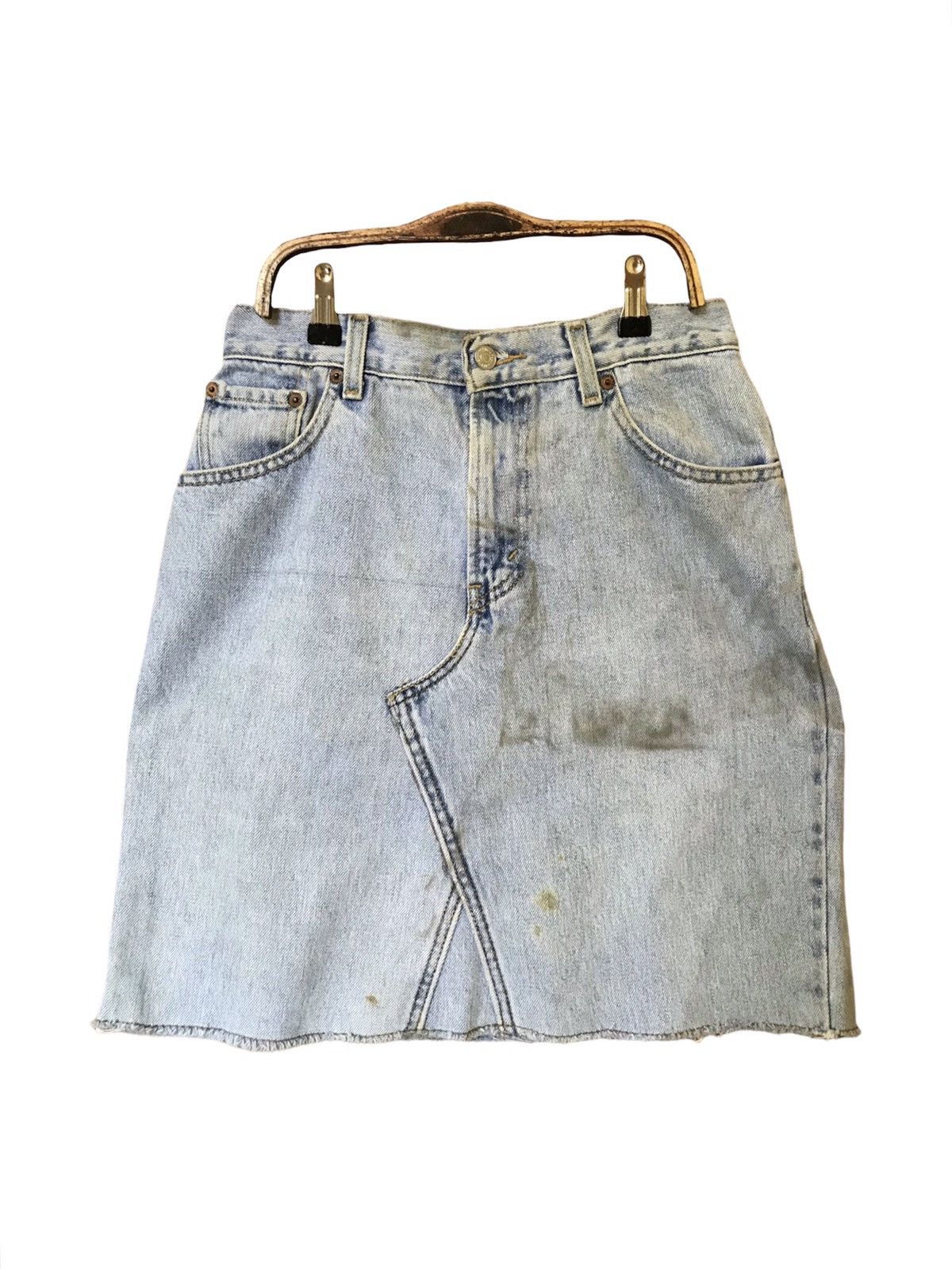 Vintage 550 Levi’s Relaxed Tapered Midi Skirt