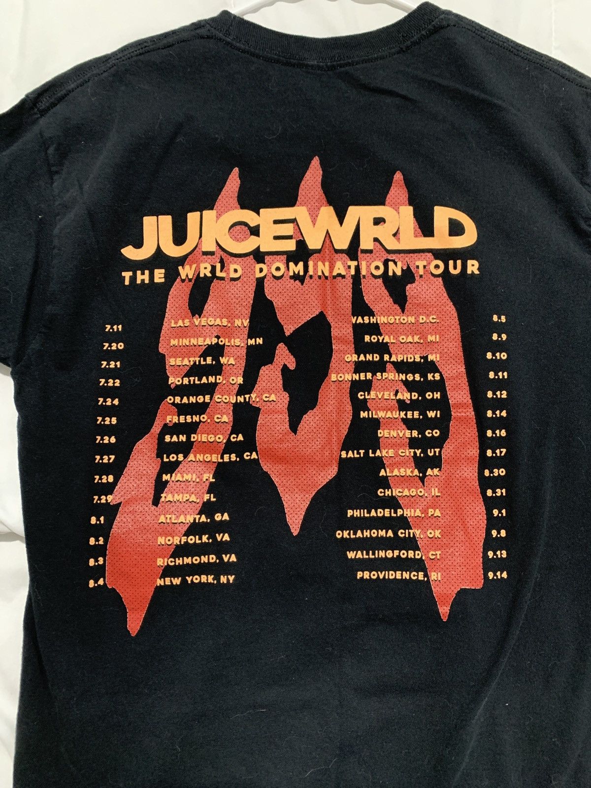 999 Club Juice Wrld “The Wrld Domination Tour” longsleeve | Grailed