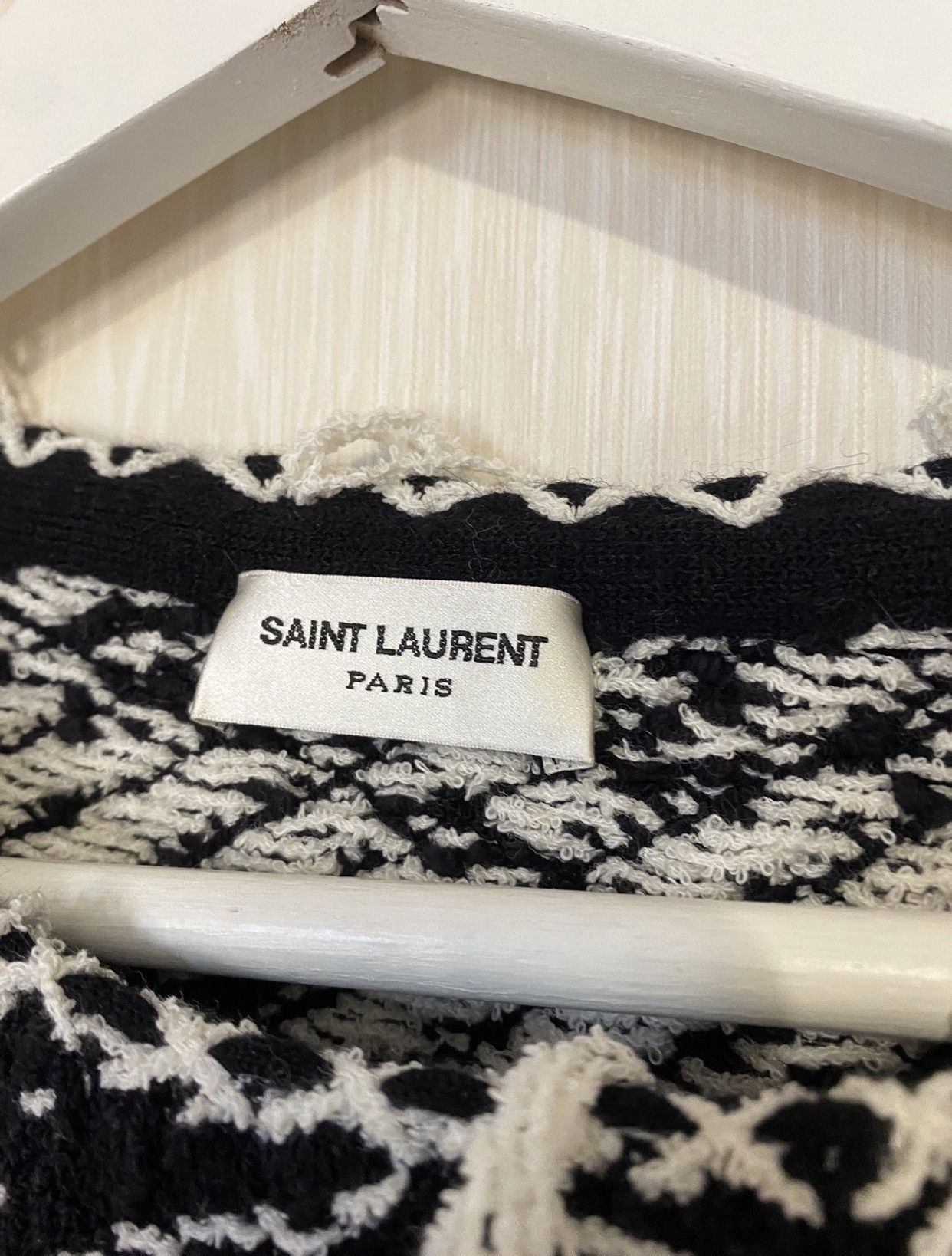 Saint Laurent Paris RARE GRAIL saint Laurent distressed sweater Size US M / EU 48-50 / 2 - 4 Thumbnail