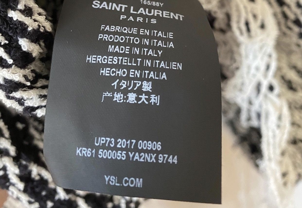 Saint Laurent Paris RARE GRAIL saint Laurent distressed sweater Size US M / EU 48-50 / 2 - 8 Thumbnail
