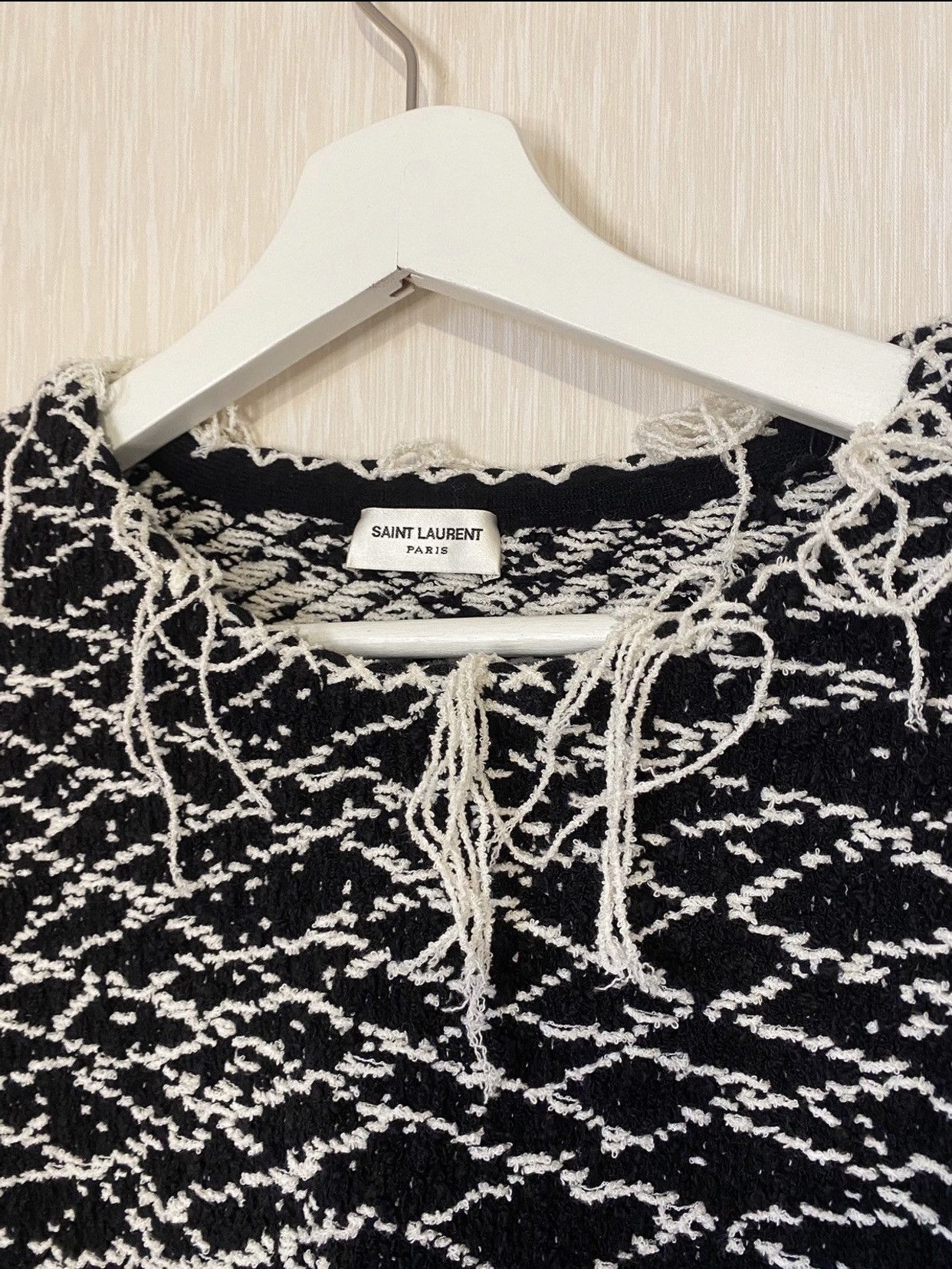 Saint Laurent Paris RARE GRAIL saint Laurent distressed sweater Size US M / EU 48-50 / 2 - 3 Thumbnail