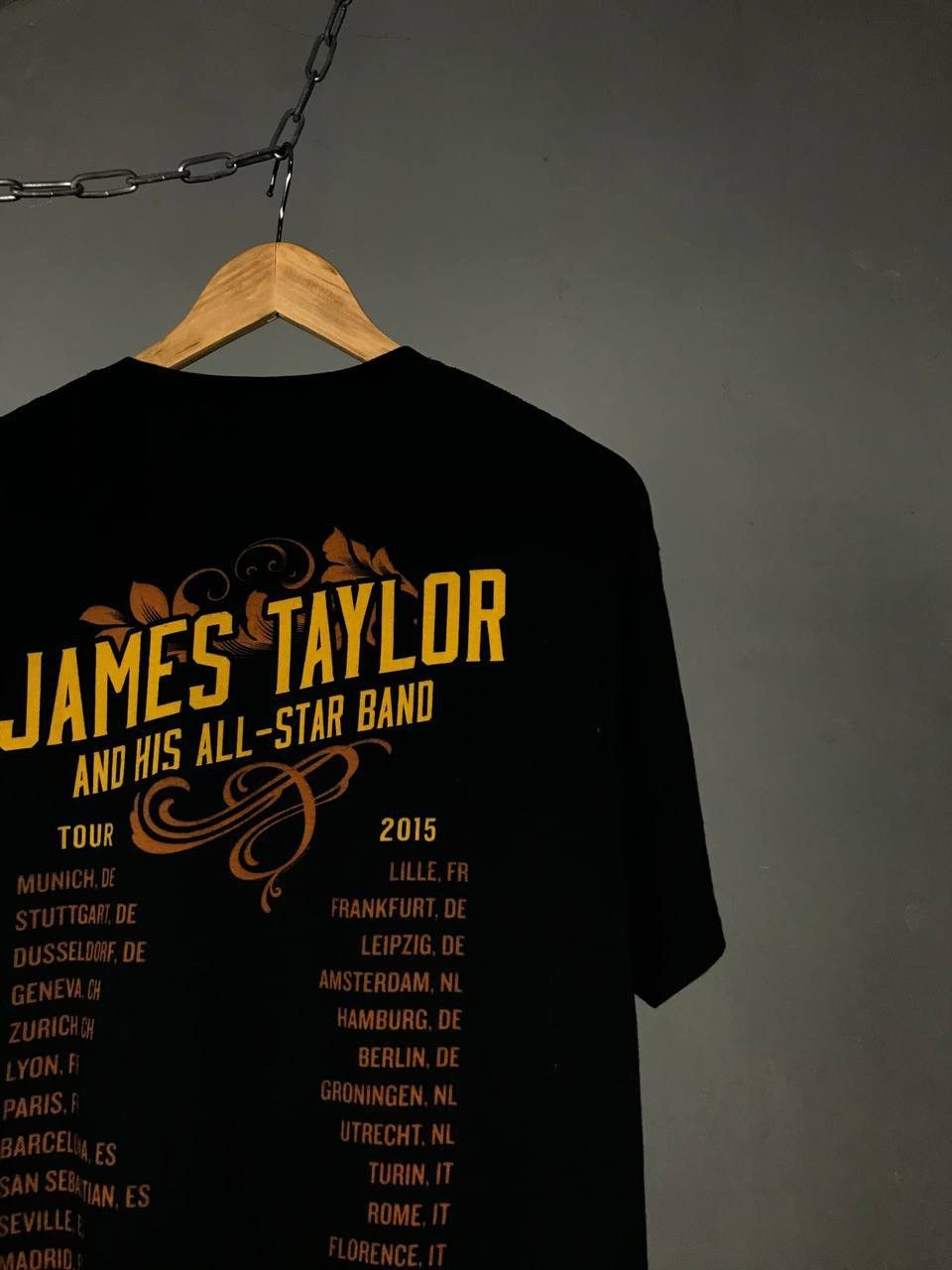 Band Tees × Vintage James Taylor 2015 vintage rock band tour tee Size US XL / EU 56 / 4 - 5 Thumbnail
