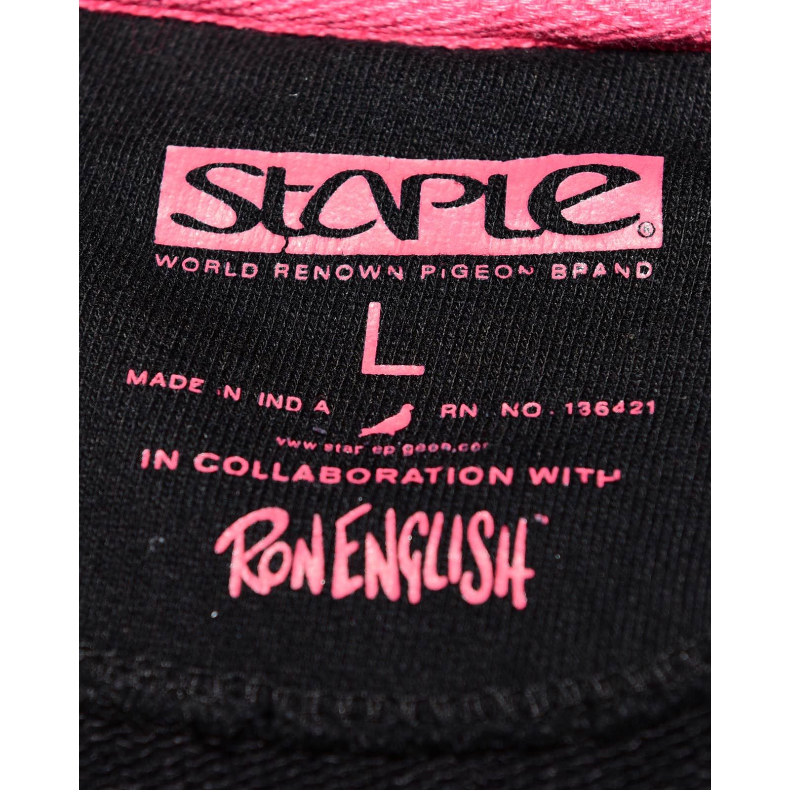 Staple × The Rolling Stones Staple x Ron English 'Lady Lips' Embroidered Hoodie Size US L / EU 52-54 / 3 - 8 Thumbnail