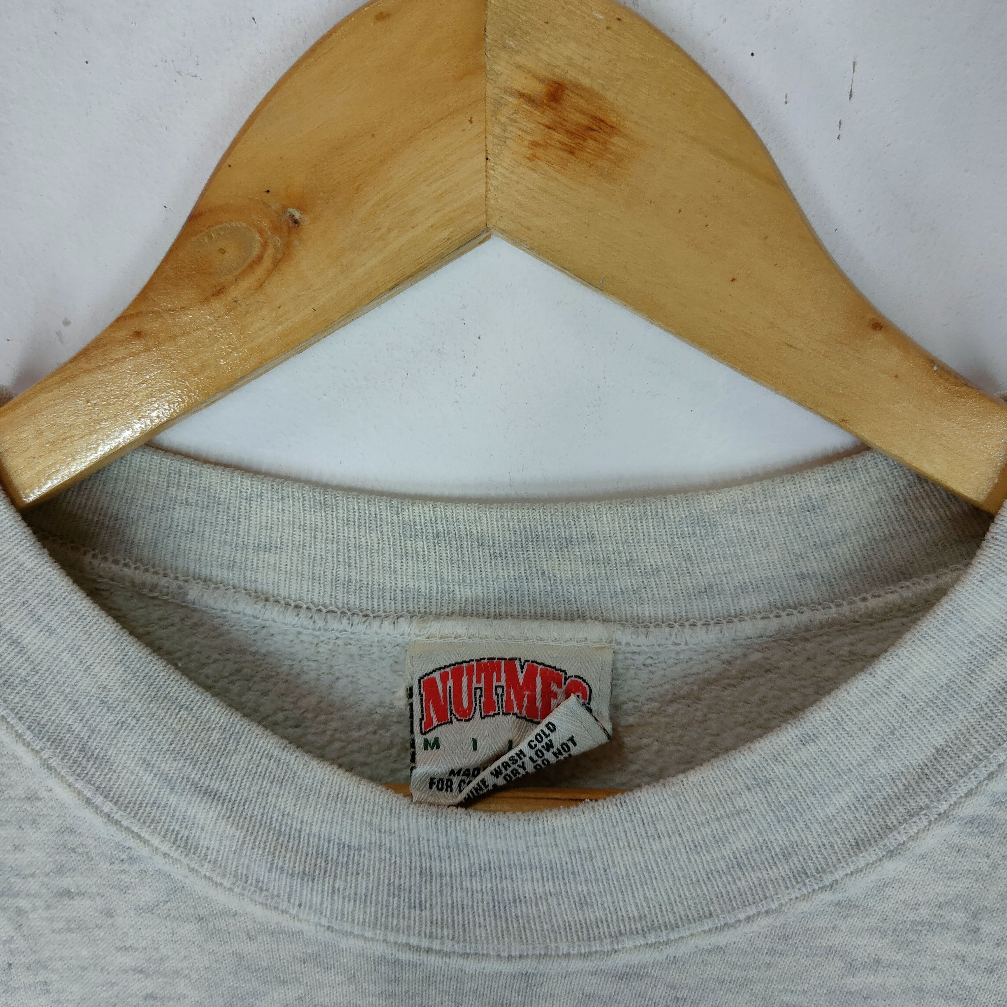 Nutmeg Vintage 90s WEST VIRGINIA MOUNTAINEERS Spellout Sweatshirt Size US XL / EU 56 / 4 - 5 Thumbnail