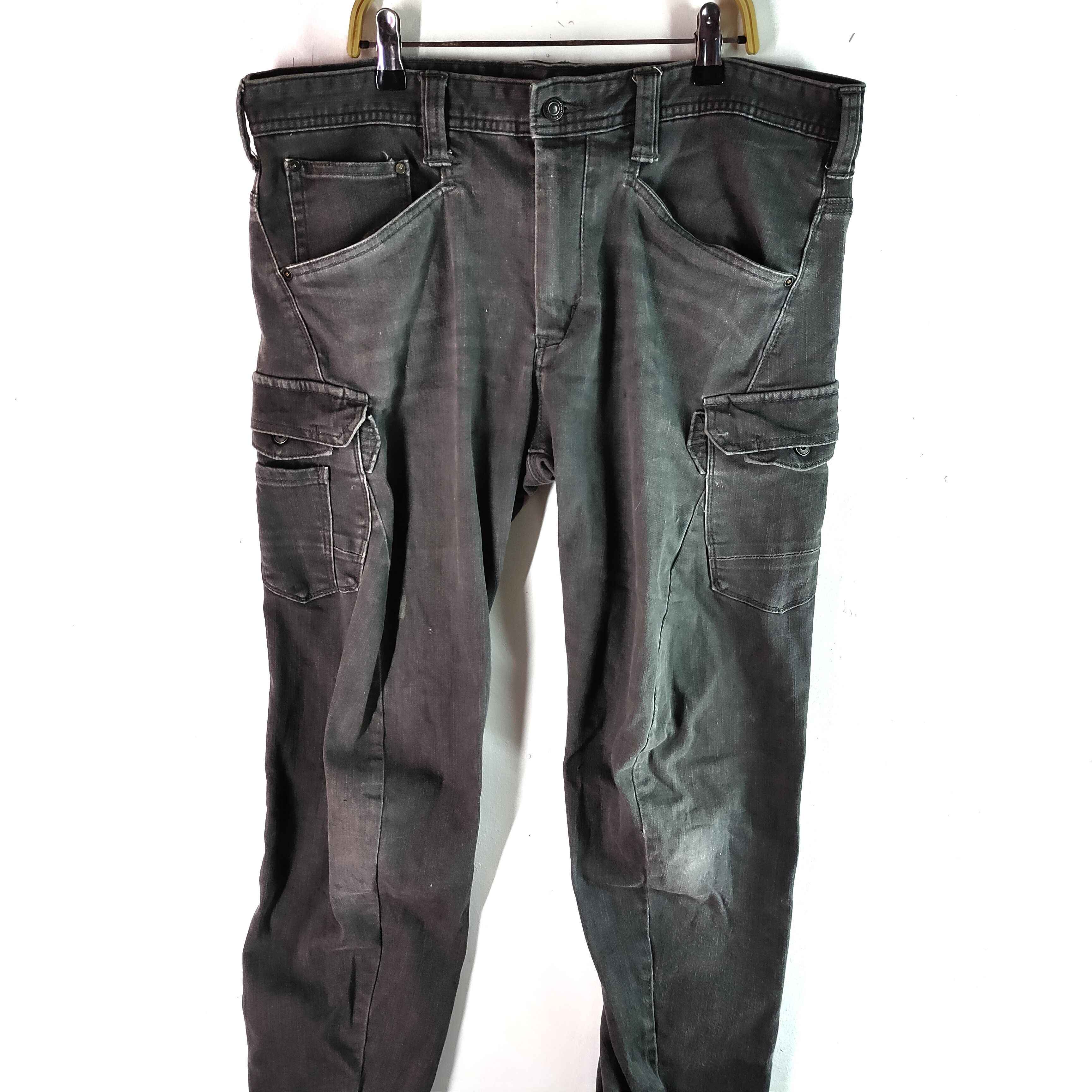Japanese Brand EVENRIVER WORKWEAR Multi Side Pocket Slimfit Brand Pant Size US 36 / EU 52 - 1 Thumbnail