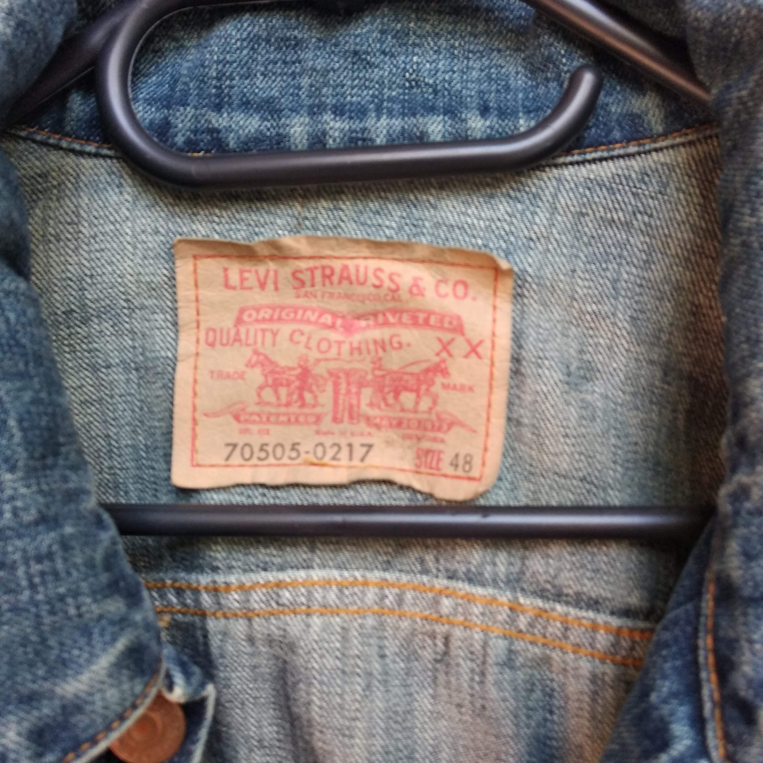Levi's VTG LVC Levi's trucker Type III jacket made in USA Size US XL / EU 56 / 4 - 3 Thumbnail