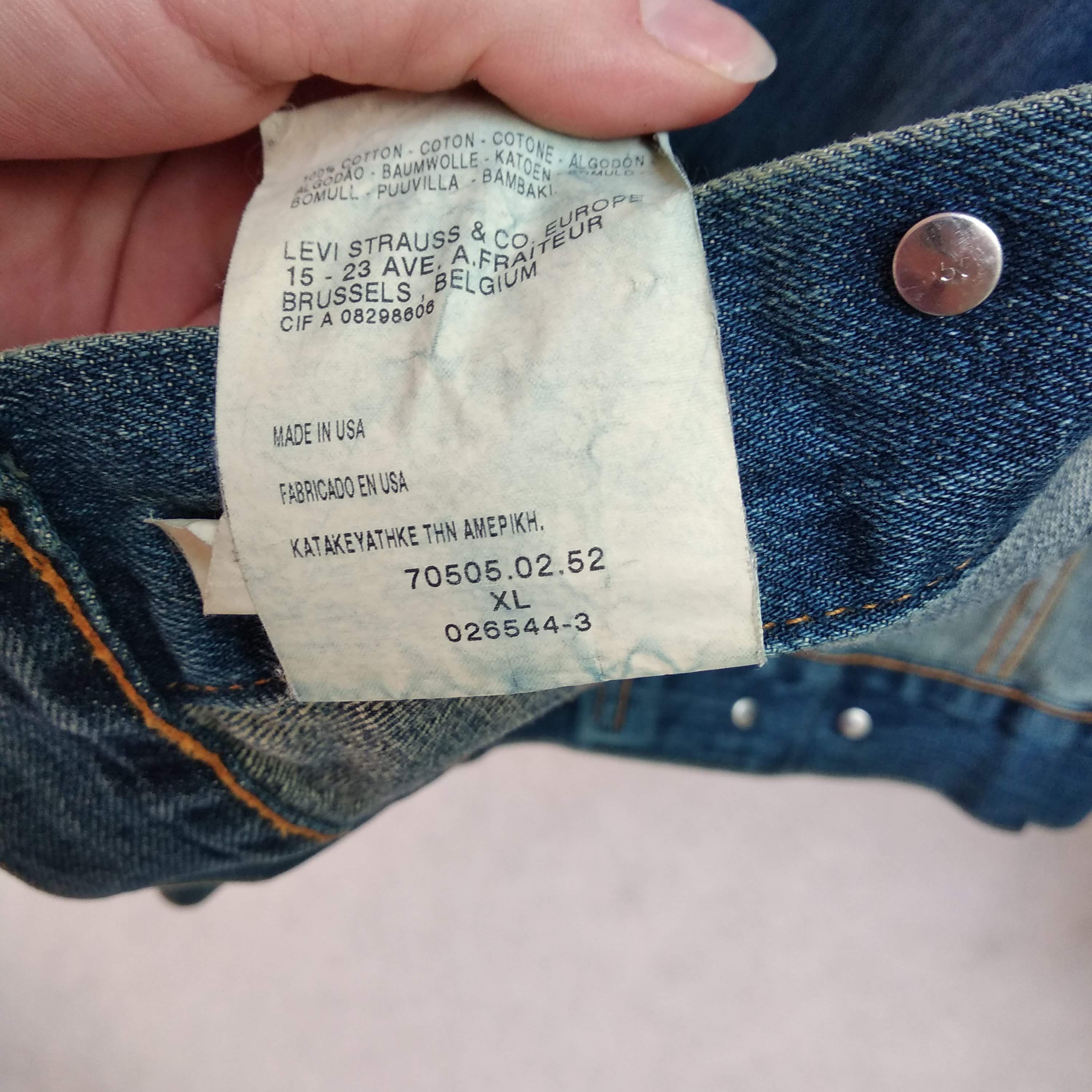 Levi's VTG LVC Levi's trucker Type III jacket made in USA Size US XL / EU 56 / 4 - 8 Thumbnail