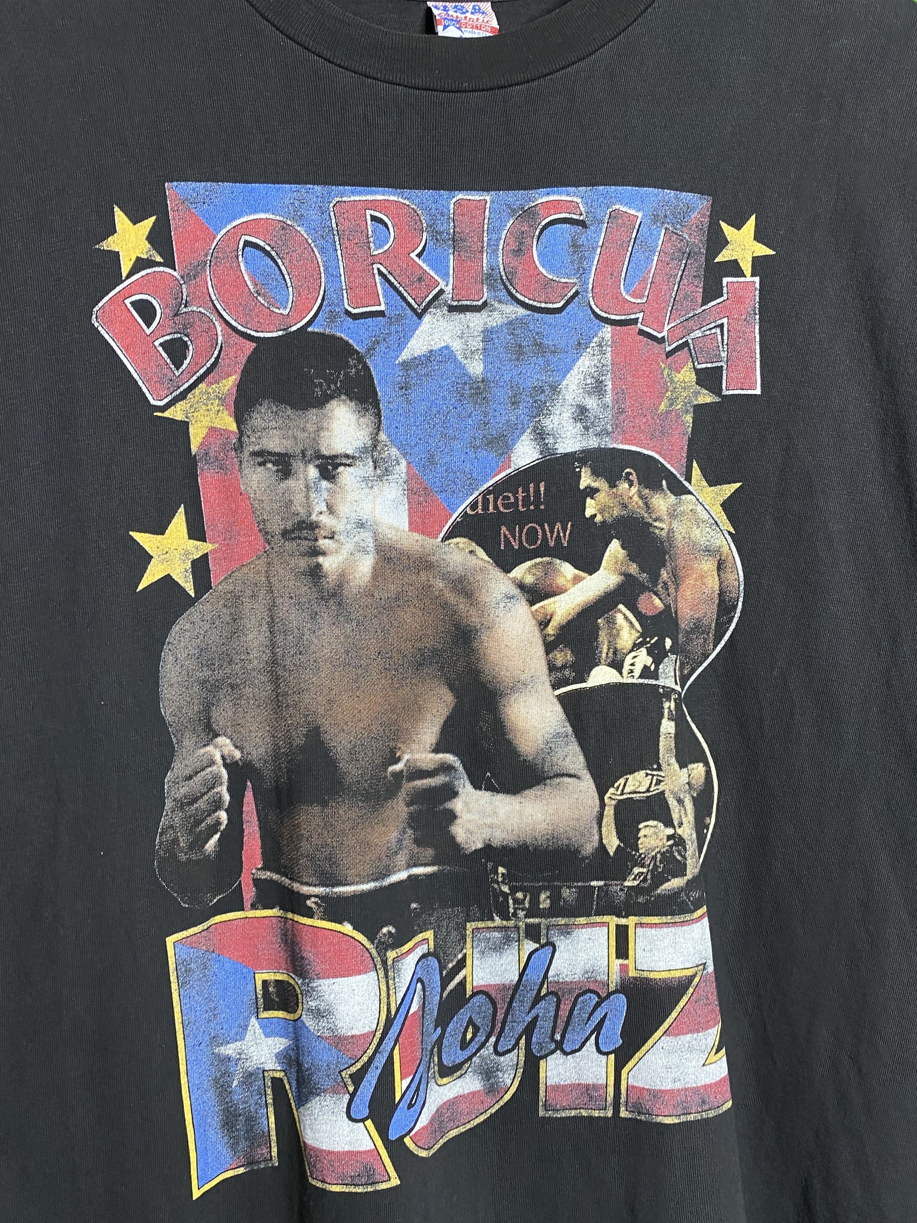 Rap Tees Vintage 90s john ruiz world champion bootleg rap tee shirt Size US XL / EU 56 / 4 - 3 Thumbnail