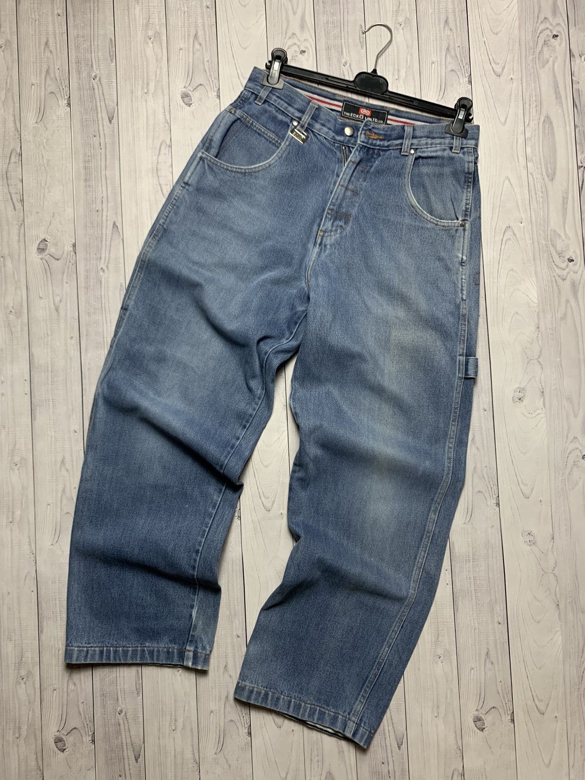 Ecko Unltd. × Vintage Vintage Denim ECKO Rap jeans multi pocket Size US 29 - 6 Thumbnail