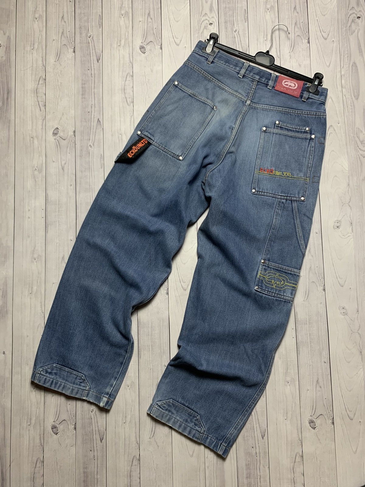 Ecko Unltd. × Vintage Vintage Denim ECKO Rap jeans multi pocket Size US 29 - 1 Thumbnail