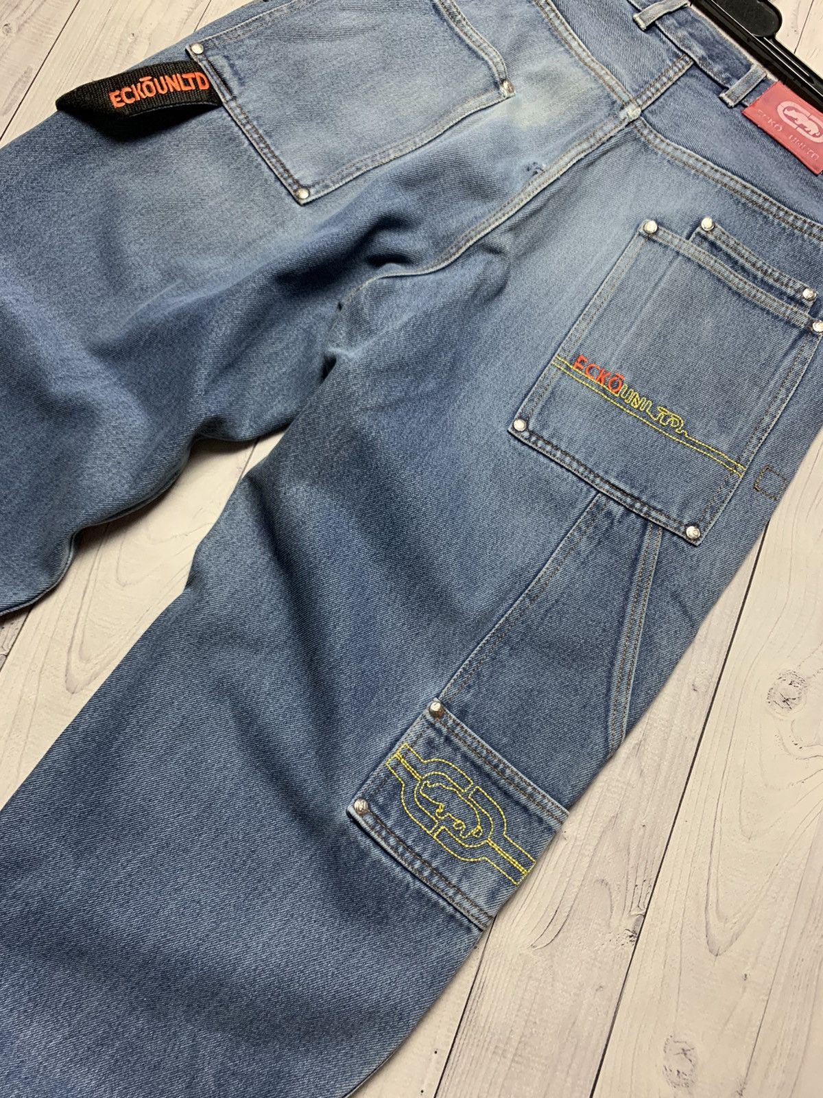 Ecko Unltd. × Vintage Vintage Denim ECKO Rap jeans multi pocket Size US 29 - 2 Thumbnail