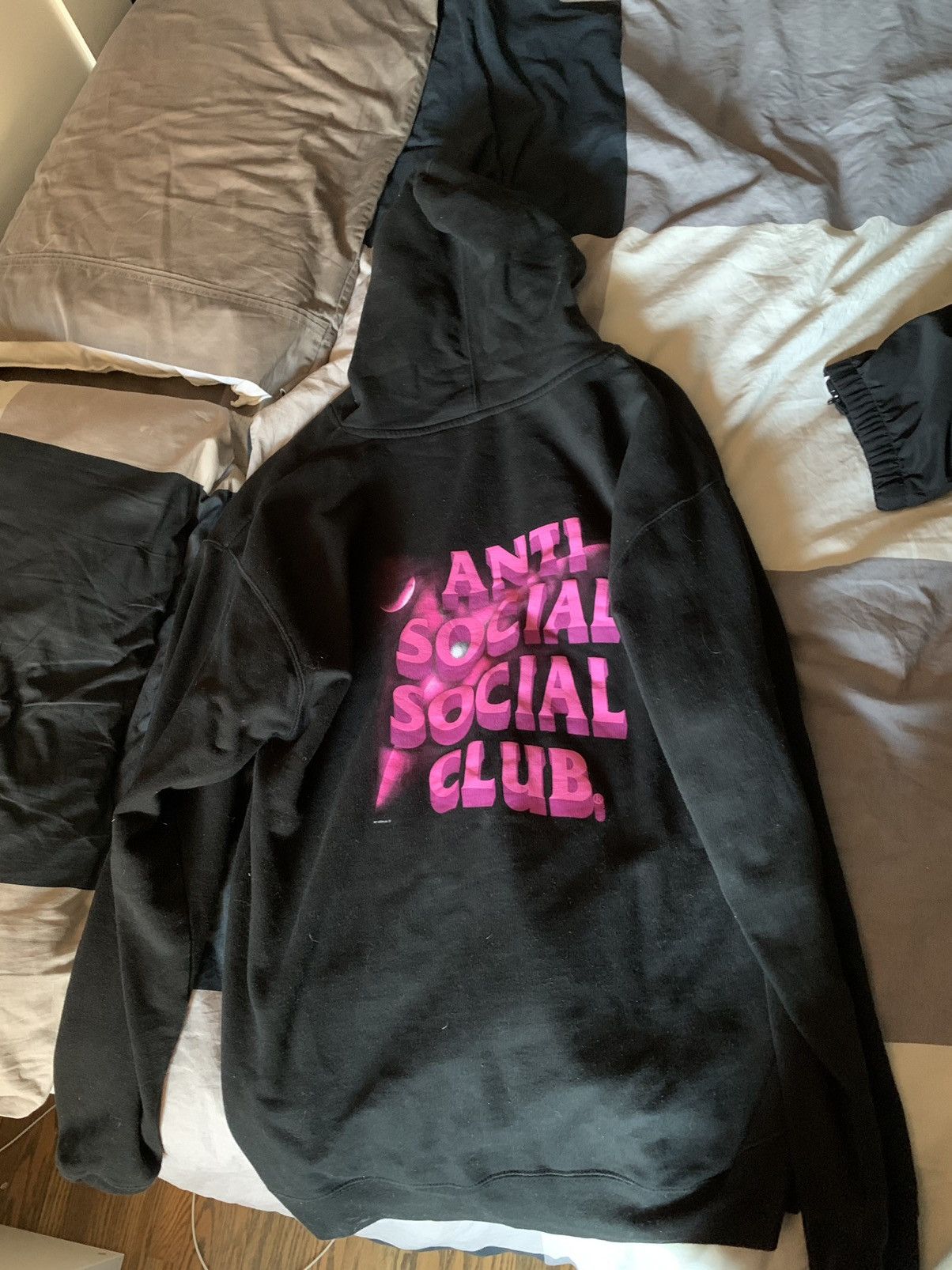 Anti Social Social Club Anti Social Social Club Black Hoodie Size US XL / EU 56 / 4 - 3 Thumbnail