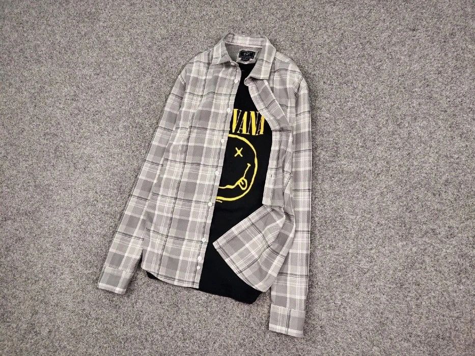 Flannel Vintage Flannel Shirt Travis Scott Style Size US M / EU 48-50 / 2 - 7 Thumbnail