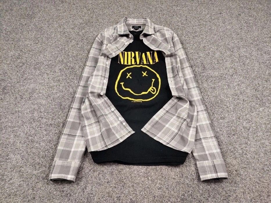 Flannel Vintage Flannel Shirt Travis Scott Style Size US M / EU 48-50 / 2 - 2 Thumbnail