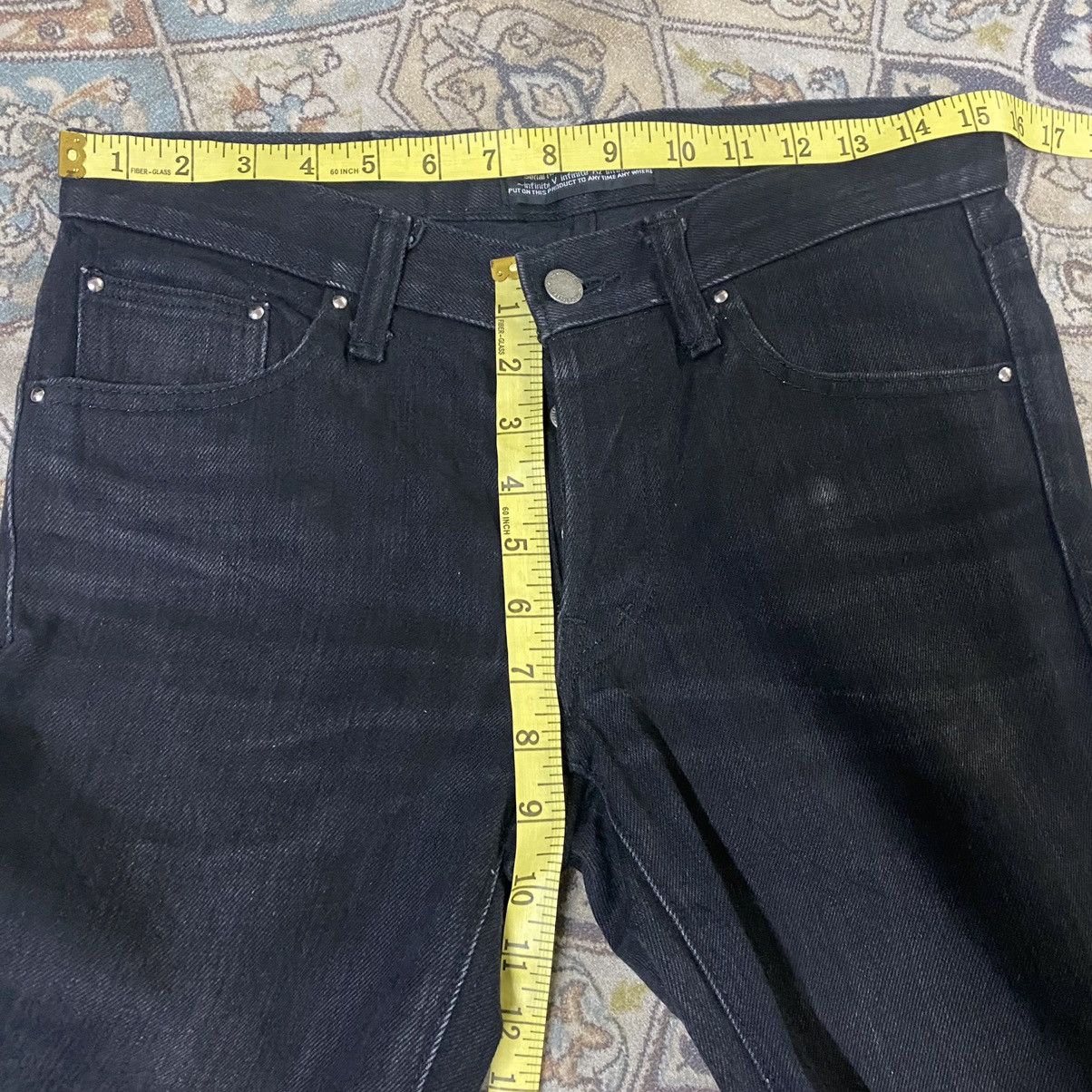 RUDE GALLERY Rude Gallery Lot 8000 Black Jeans Flap Pocket Size US 30 / EU 46 - 17 Thumbnail