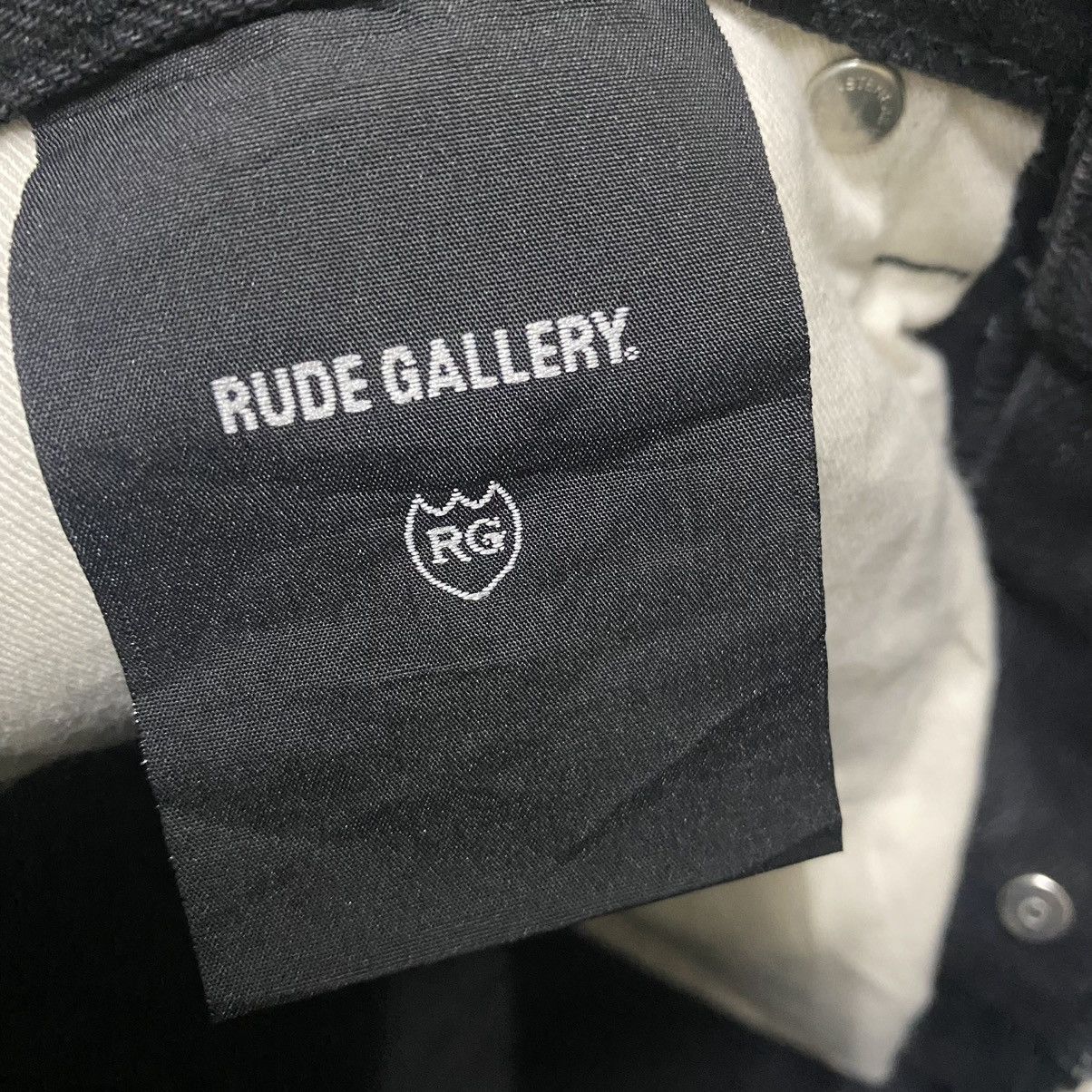 RUDE GALLERY Rude Gallery Lot 8000 Black Jeans Flap Pocket Size US 30 / EU 46 - 14 Thumbnail