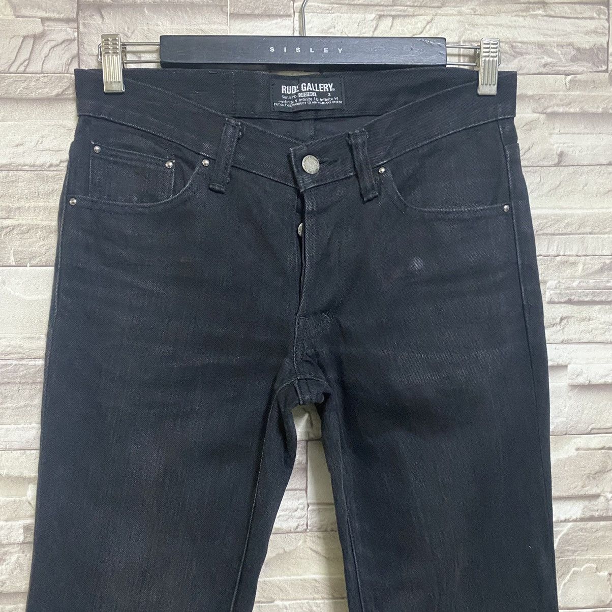 RUDE GALLERY Rude Gallery Lot 8000 Black Jeans Flap Pocket Size US 30 / EU 46 - 4 Thumbnail