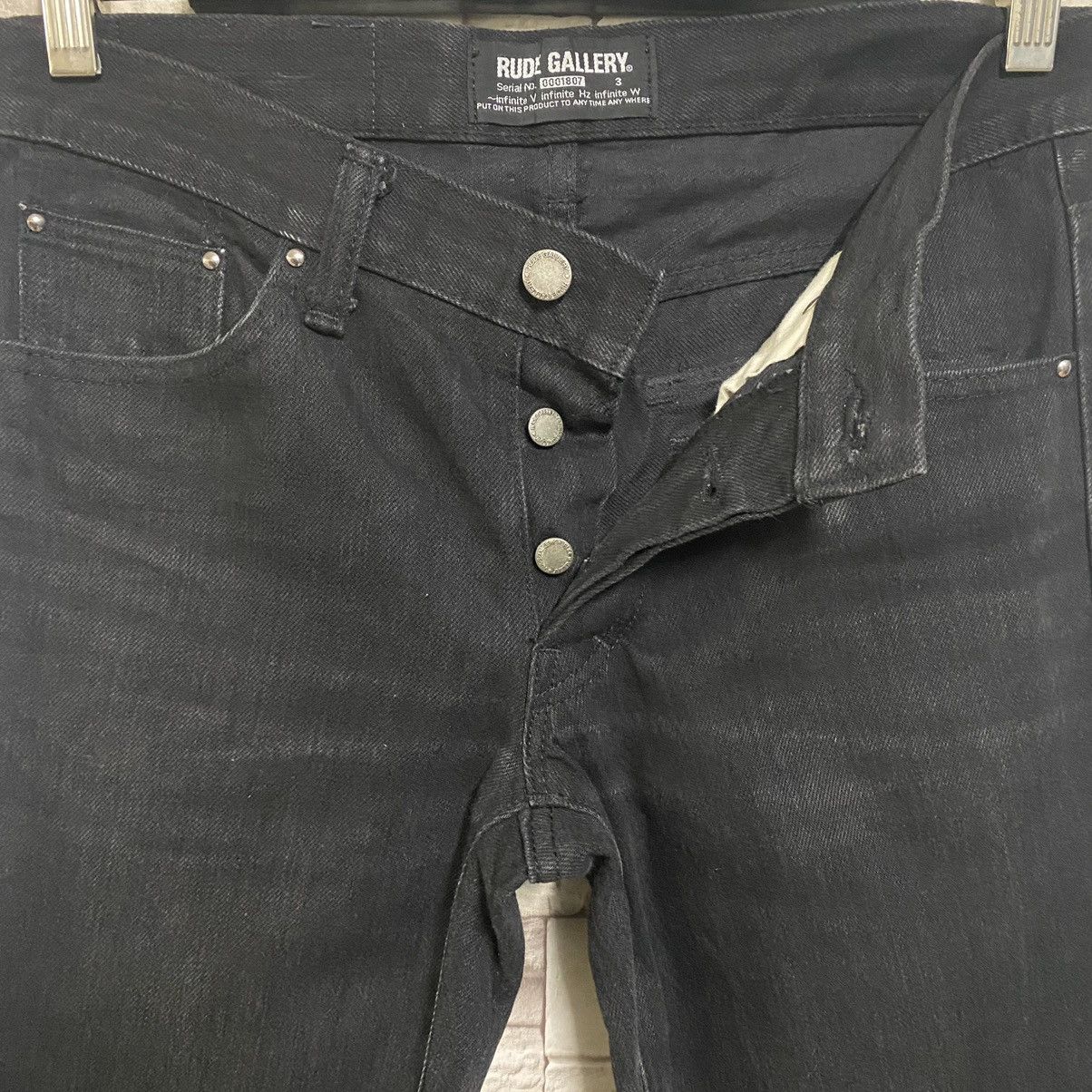 RUDE GALLERY Rude Gallery Lot 8000 Black Jeans Flap Pocket Size US 30 / EU 46 - 13 Thumbnail