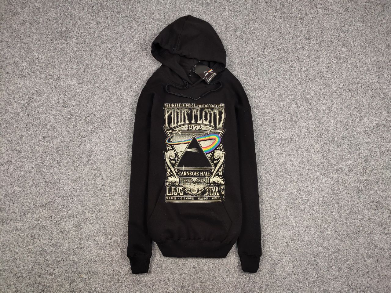Band Tees Vintage Pink Floyd Carnegie Hall Posters Black Blank Hoodie Size US M / EU 48-50 / 2 - 1 Thumbnail