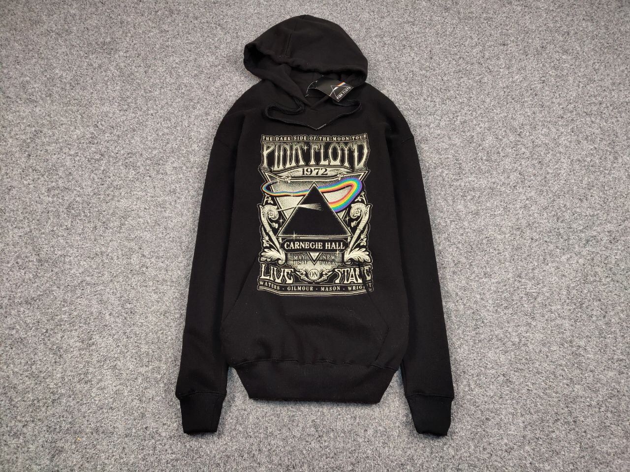 Band Tees Vintage Pink Floyd Carnegie Hall Posters Black Blank Hoodie Size US M / EU 48-50 / 2 - 2 Thumbnail