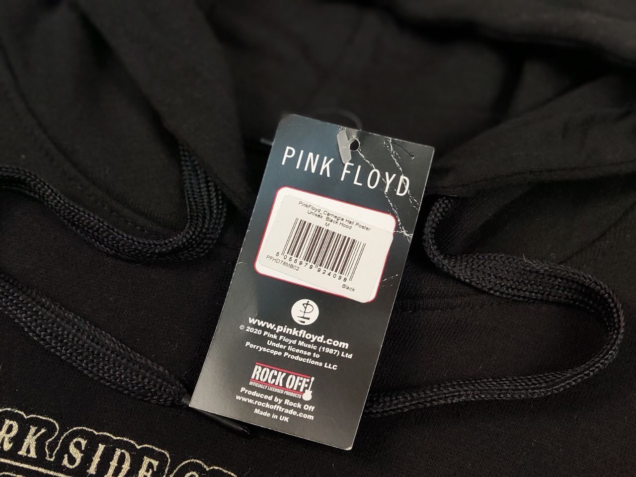 Band Tees Vintage Pink Floyd Carnegie Hall Posters Black Blank Hoodie Size US M / EU 48-50 / 2 - 15 Thumbnail