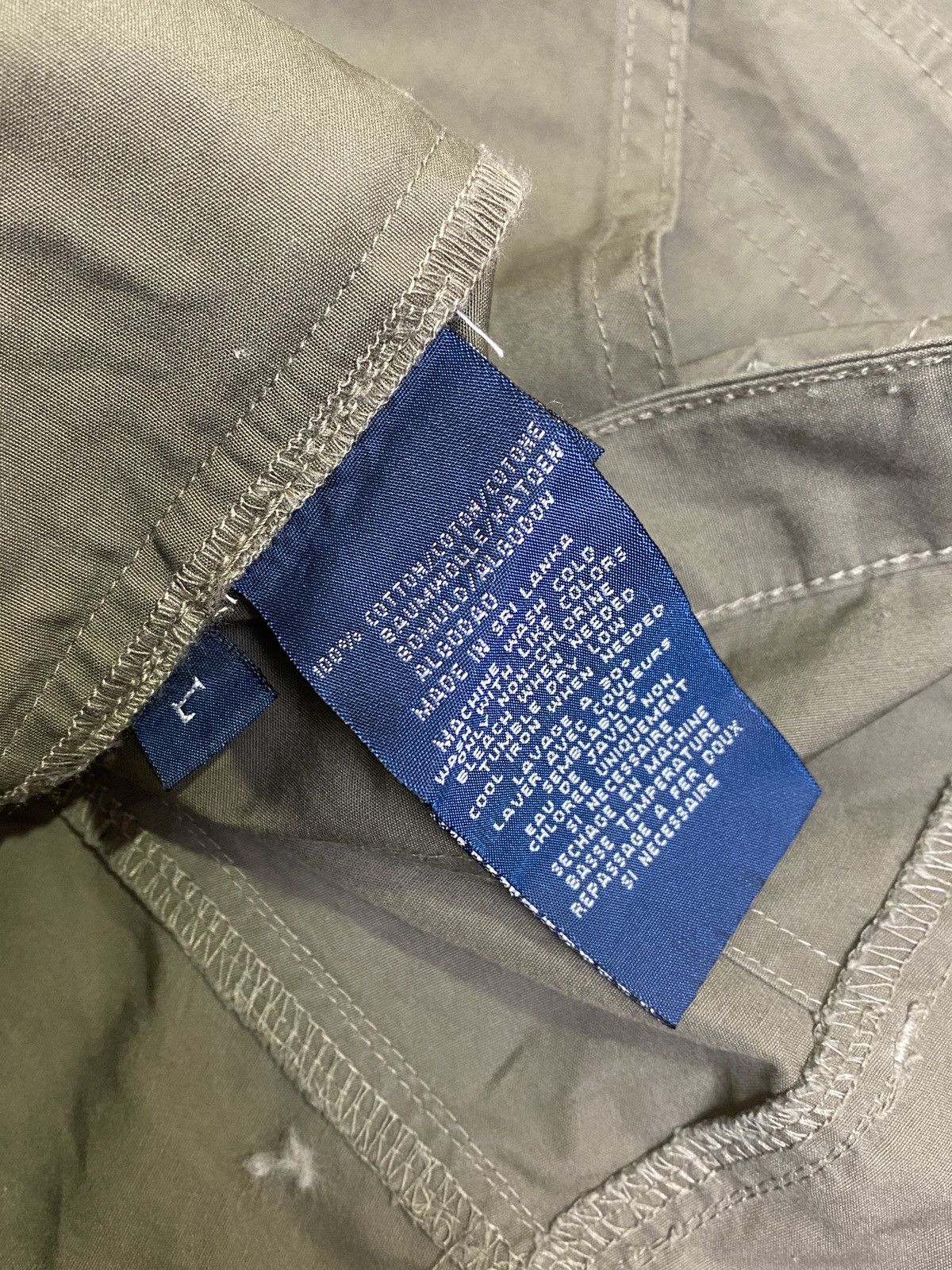 Polo Ralph Lauren × Vintage 90s Vintage Polo By Ralph Lauren Military Outdoor Pants Size US 34 / EU 50 - 9 Thumbnail