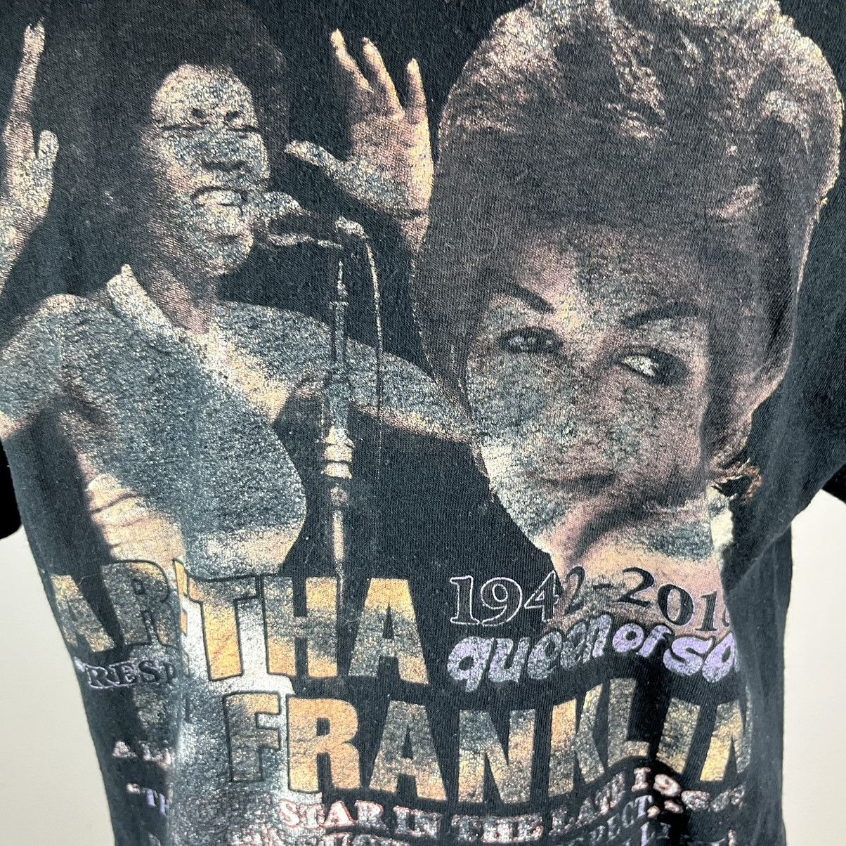 Band Tees × Rap Tees Aretha Franklin Queen of soul tee Size US M / EU 48-50 / 2 - 6 Thumbnail