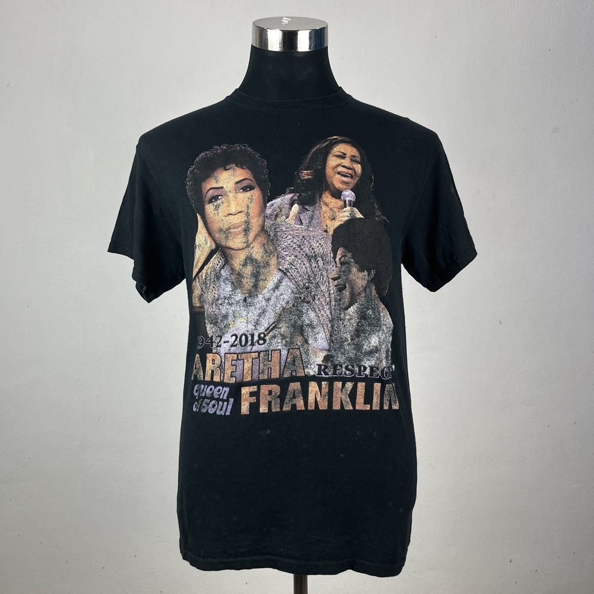 Band Tees × Rap Tees Aretha Franklin Queen of soul tee Size US M / EU 48-50 / 2 - 1 Thumbnail