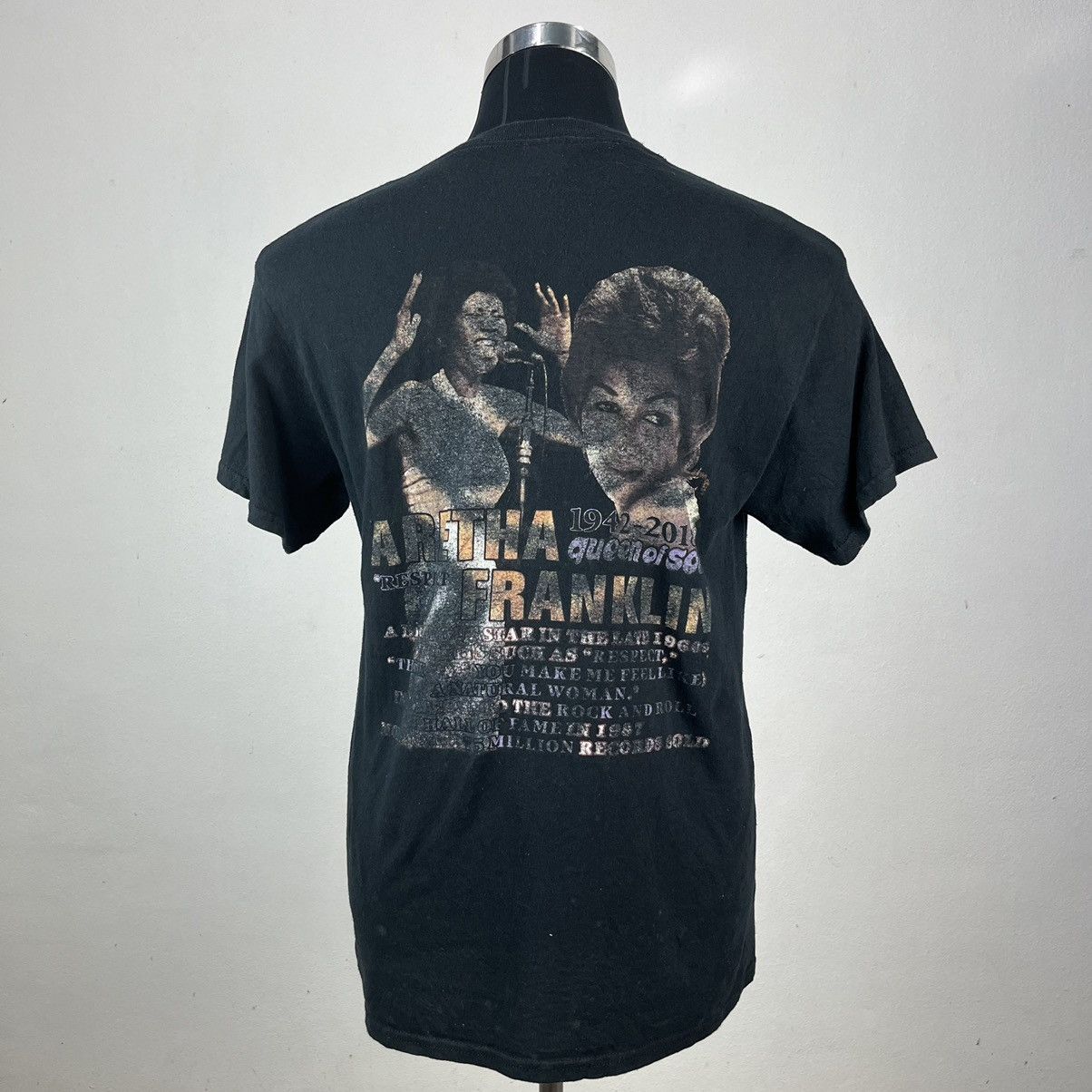 Band Tees × Rap Tees Aretha Franklin Queen of soul tee Size US M / EU 48-50 / 2 - 5 Thumbnail